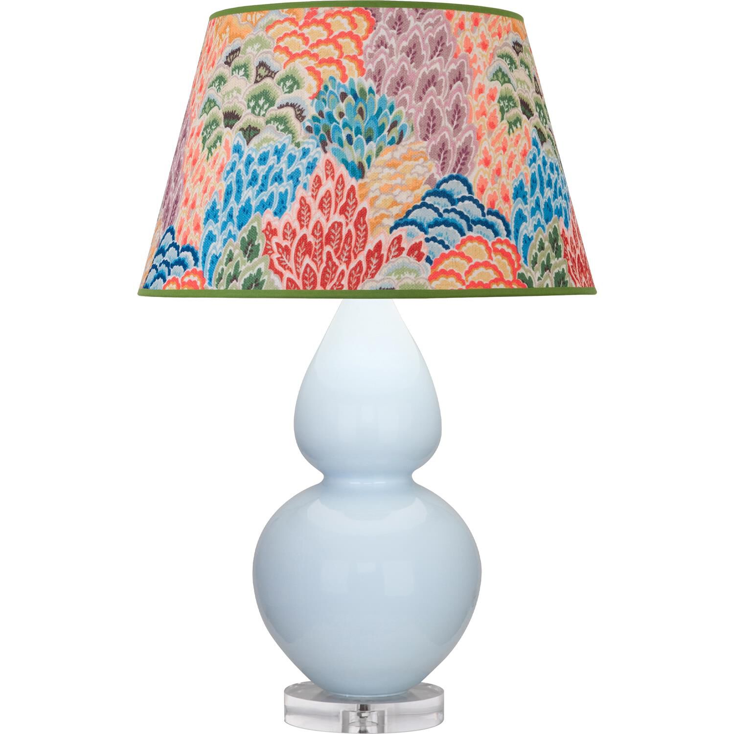 Double Gourd 31 Inch Table Lamp by Robert Abbey