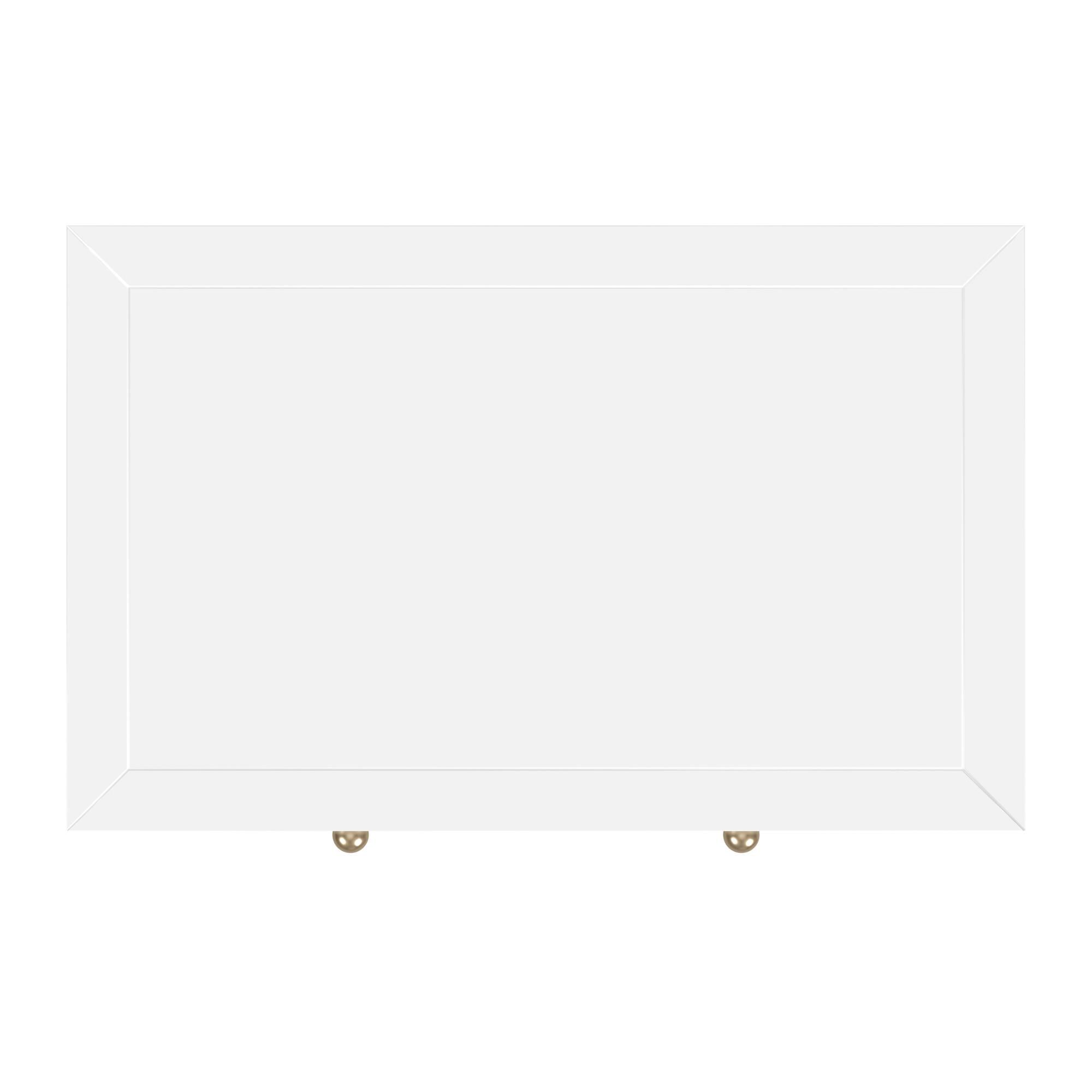 Shown in Smooth White finish