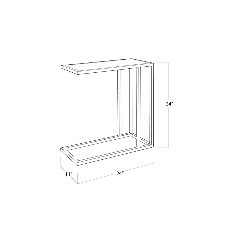 Echelon 24 Inch Accent Table by Regina Andrew