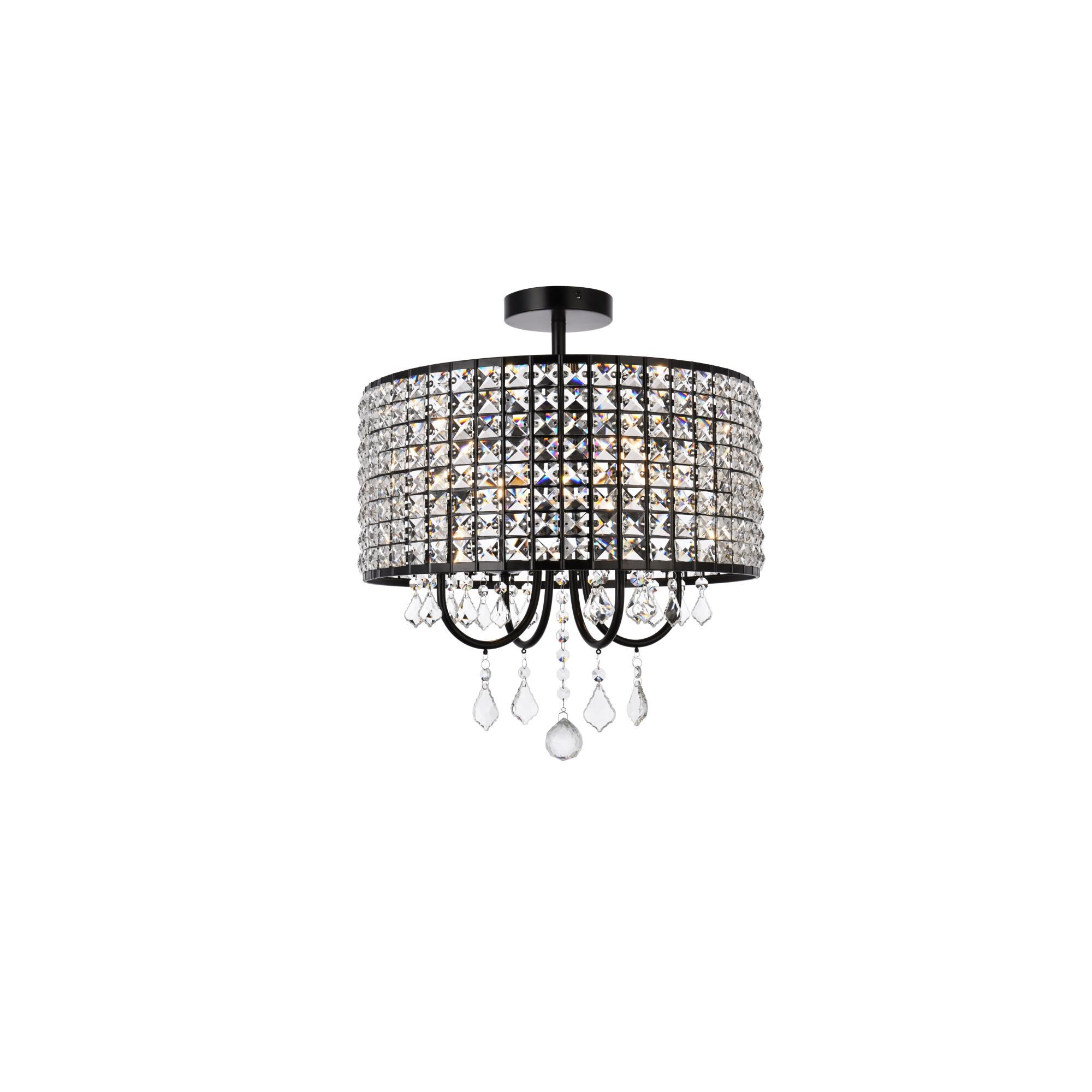 Elise Semi Flush Mount by Elegant Lighting