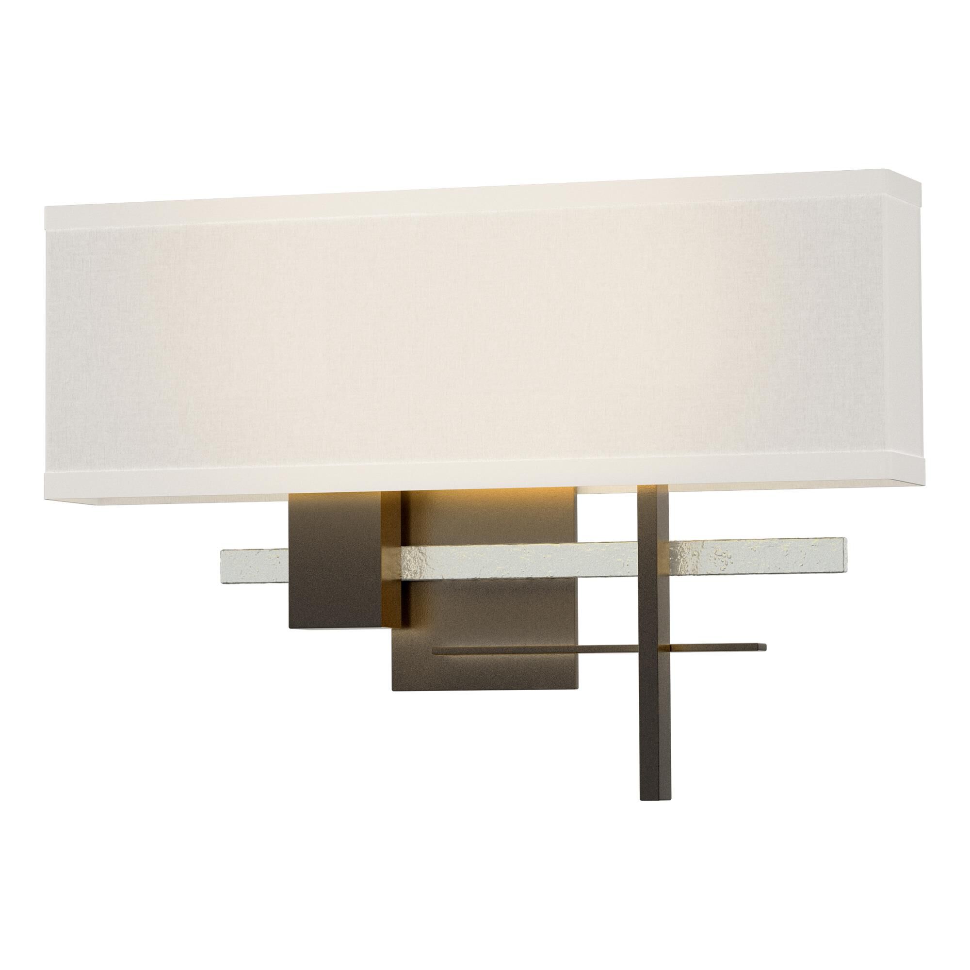 Shown in Oil Rubbed Bronze finish and Flax shade and Vintage Platinum (82) accent