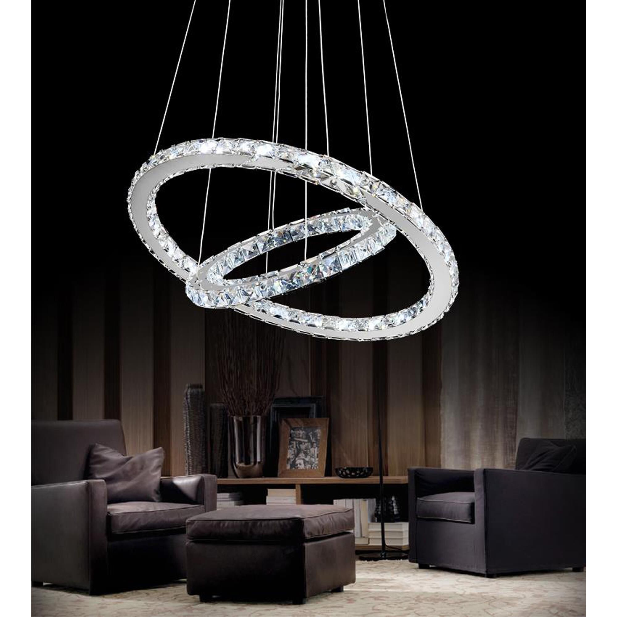 CWI Lighting Ring 20 Inch LED Mini Chandelier