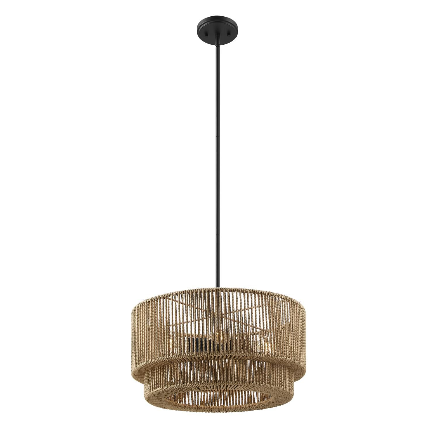 Eco Milos 18 Inch Large Pendant by Justice Design Group