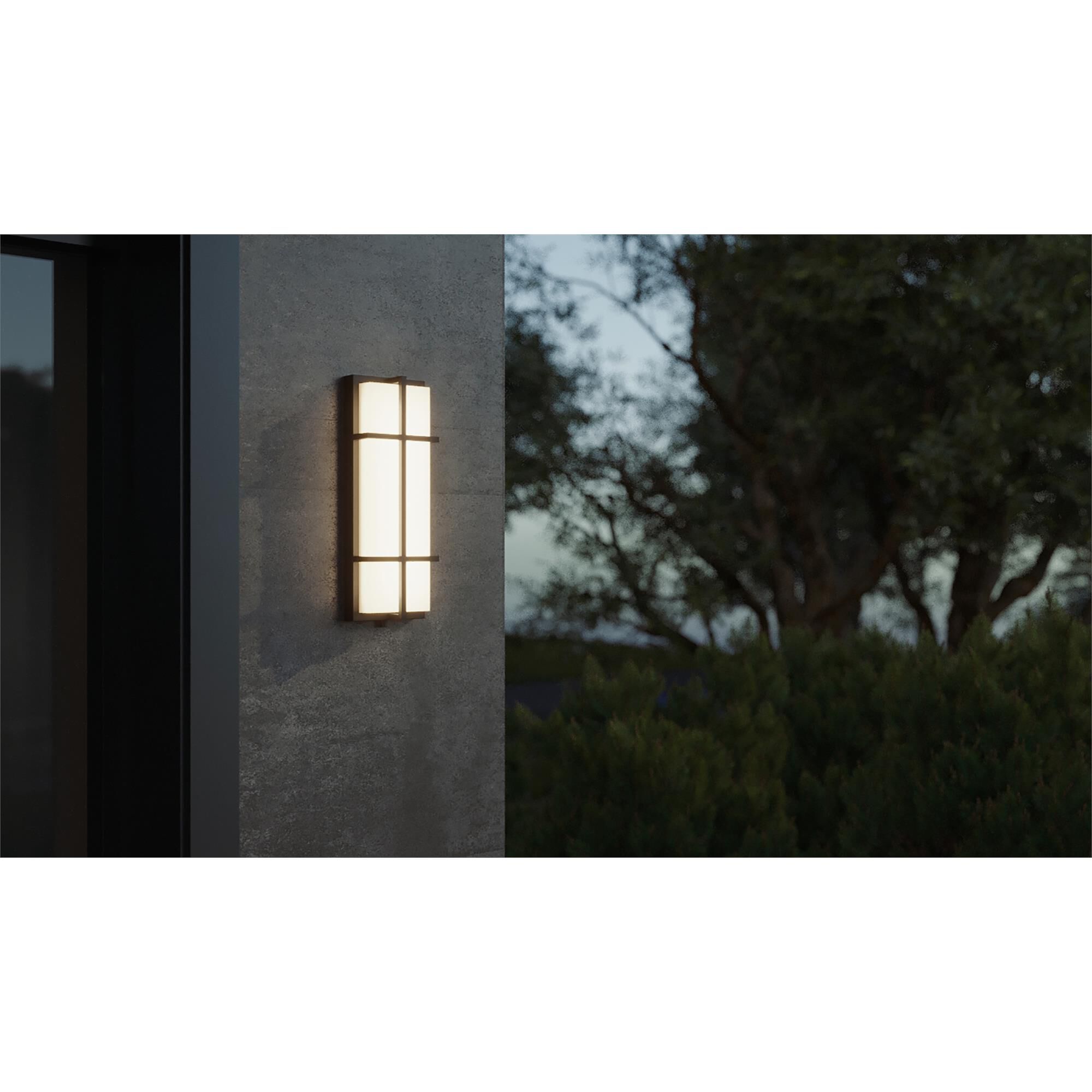 Shown in Black finish and White Acrylic shade