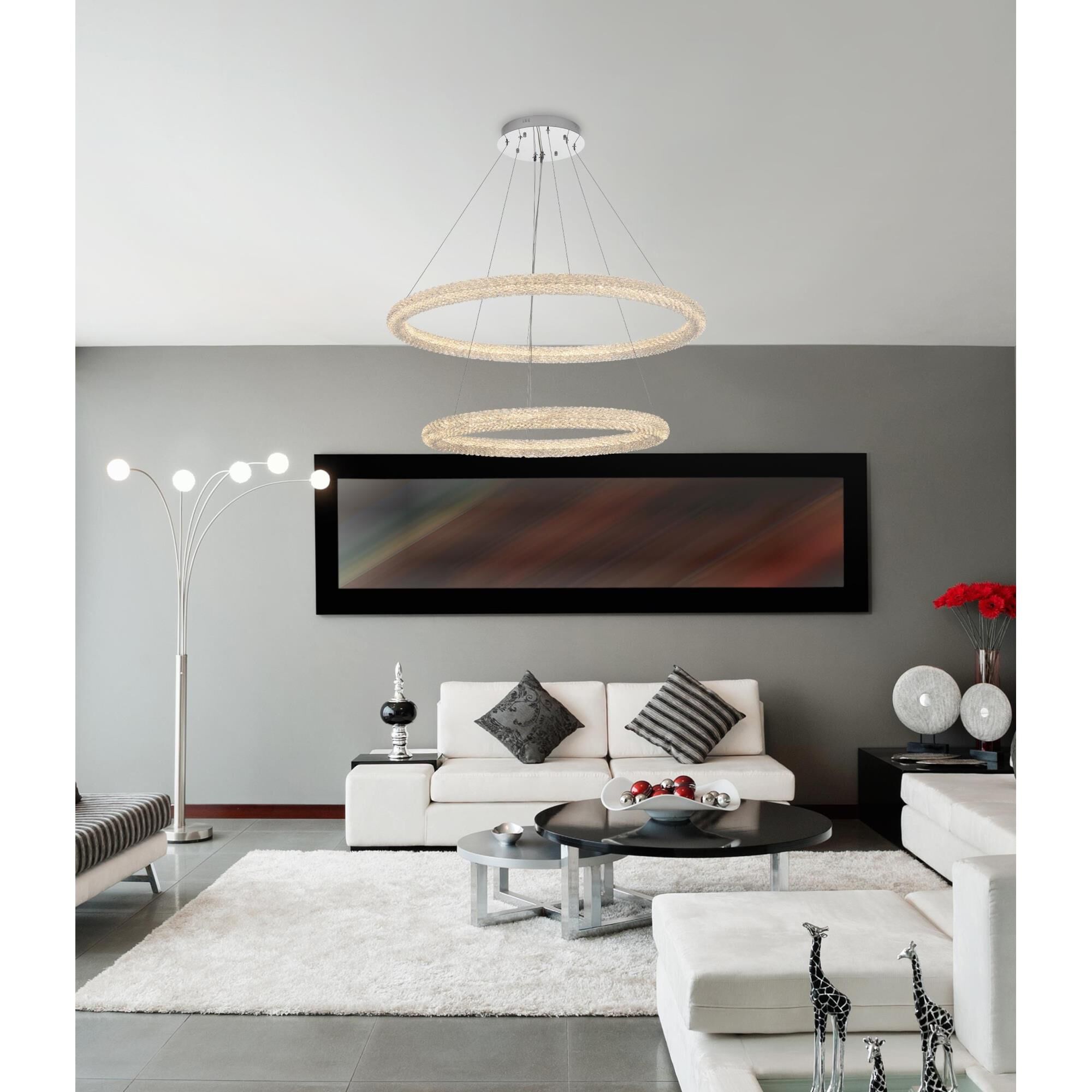 Bowen 42 Inch Chandelier by Elegant Lighting