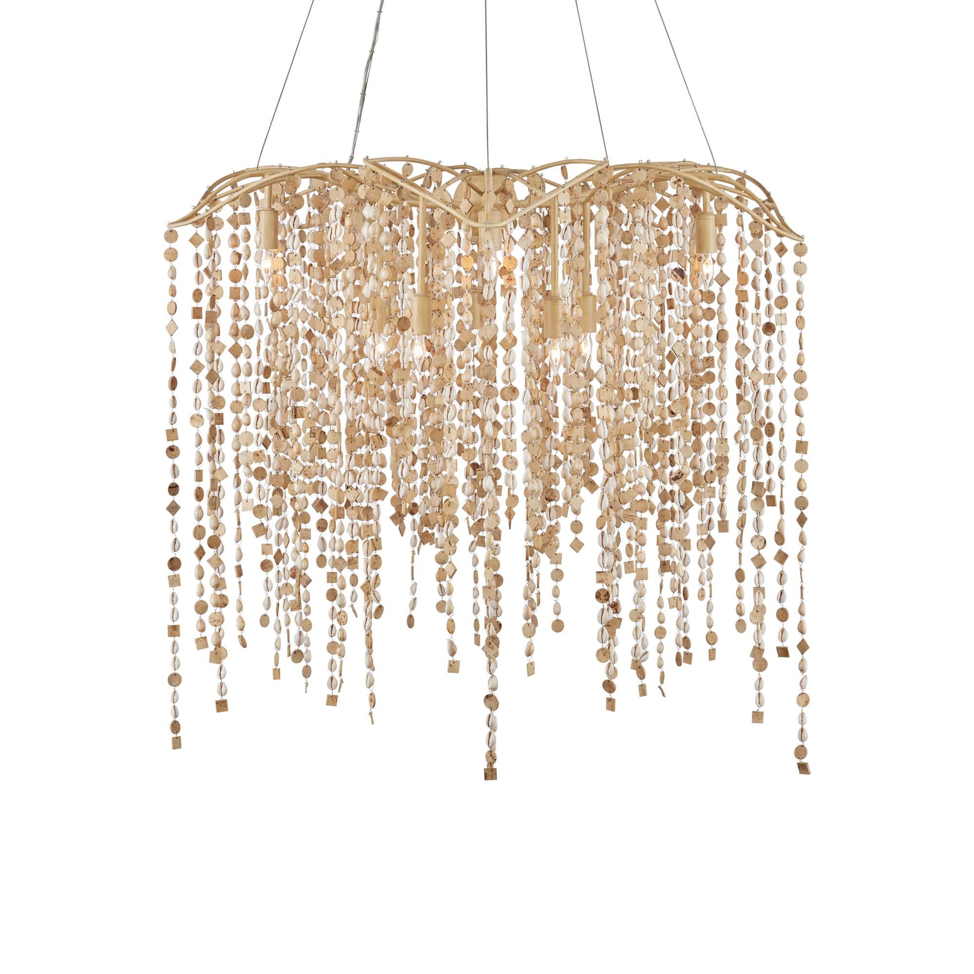 Kealia 36 Inch Chandelier by Currey and Company