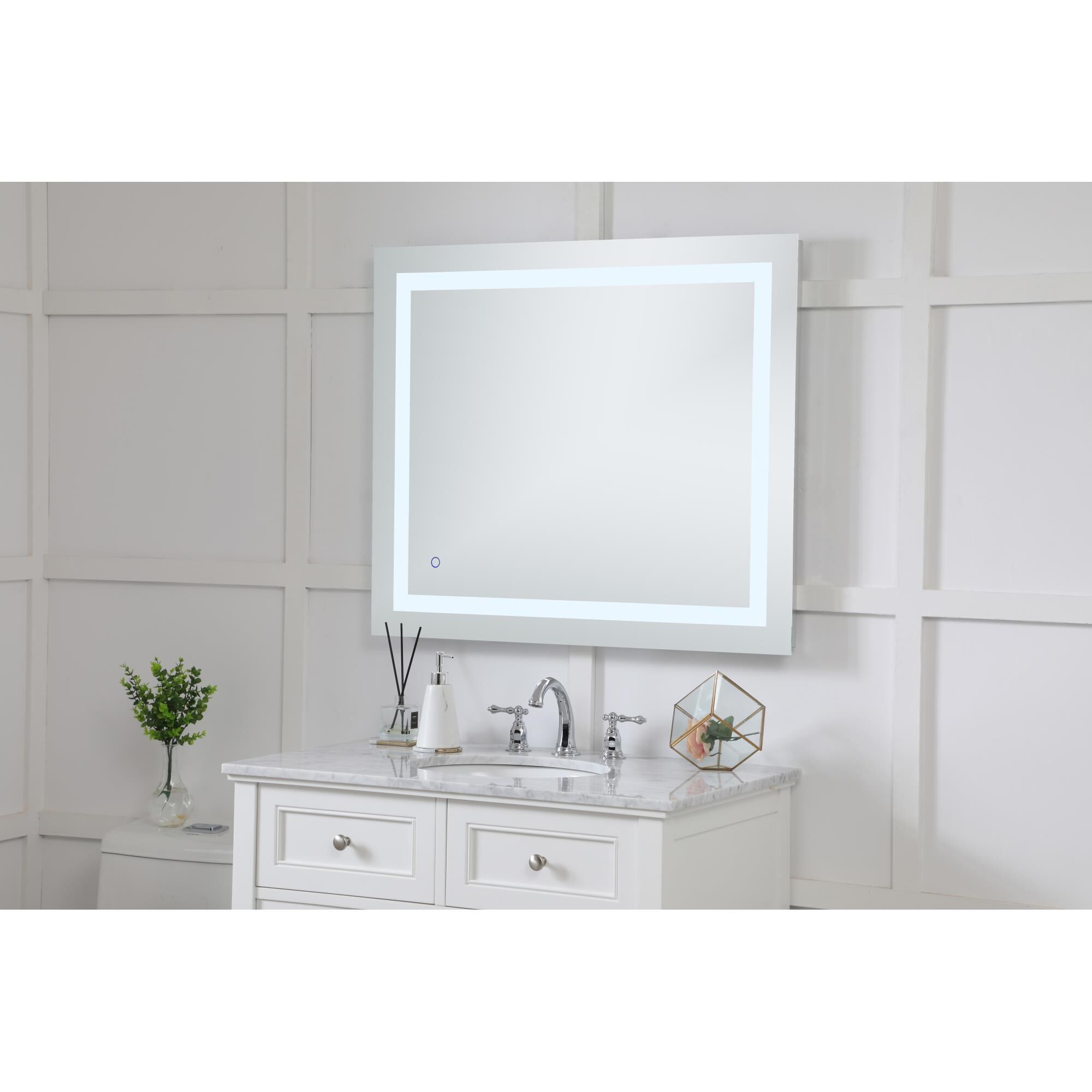 Helios LED Lighted Mirrors by Elegant Decor