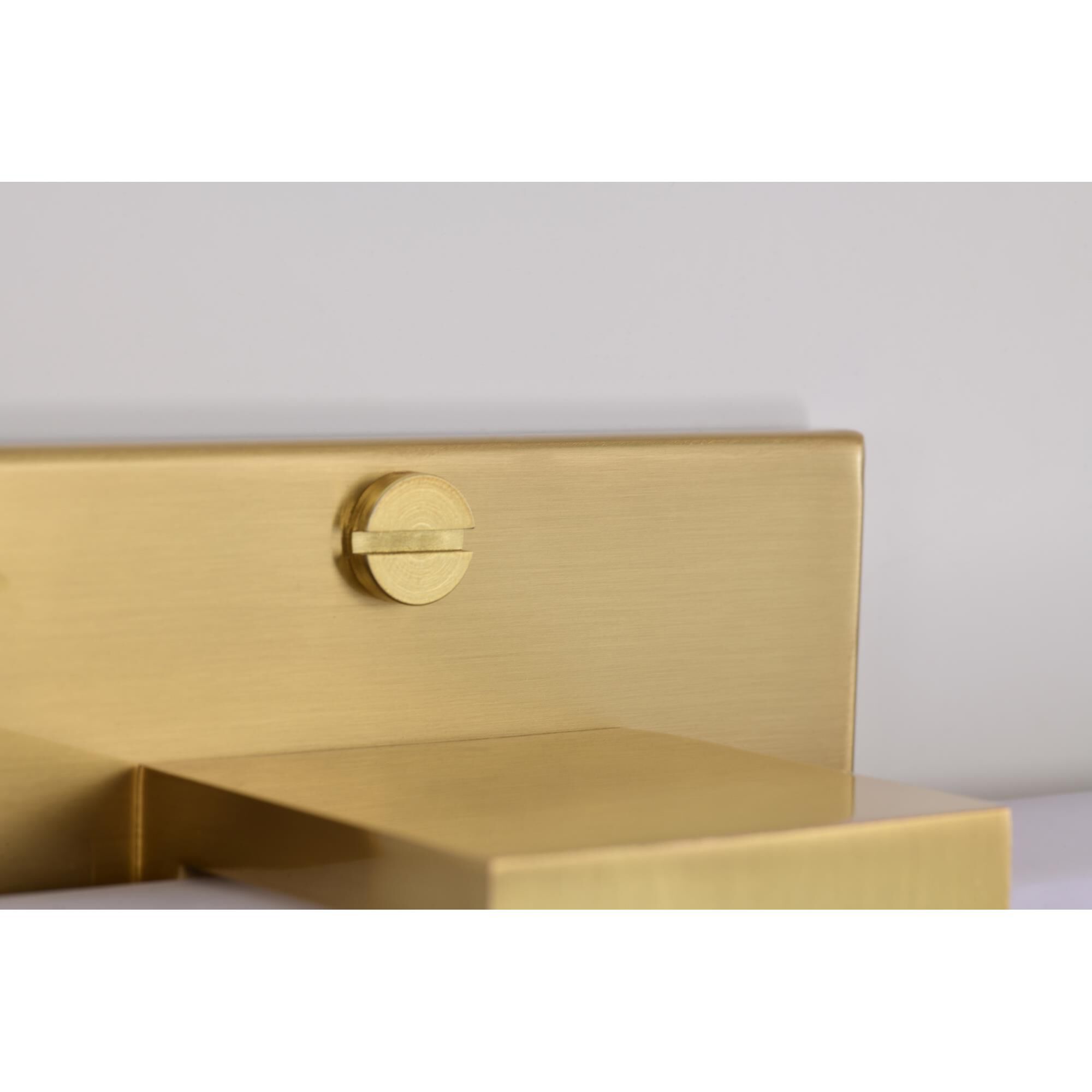 Shown in Brushed Brass finish