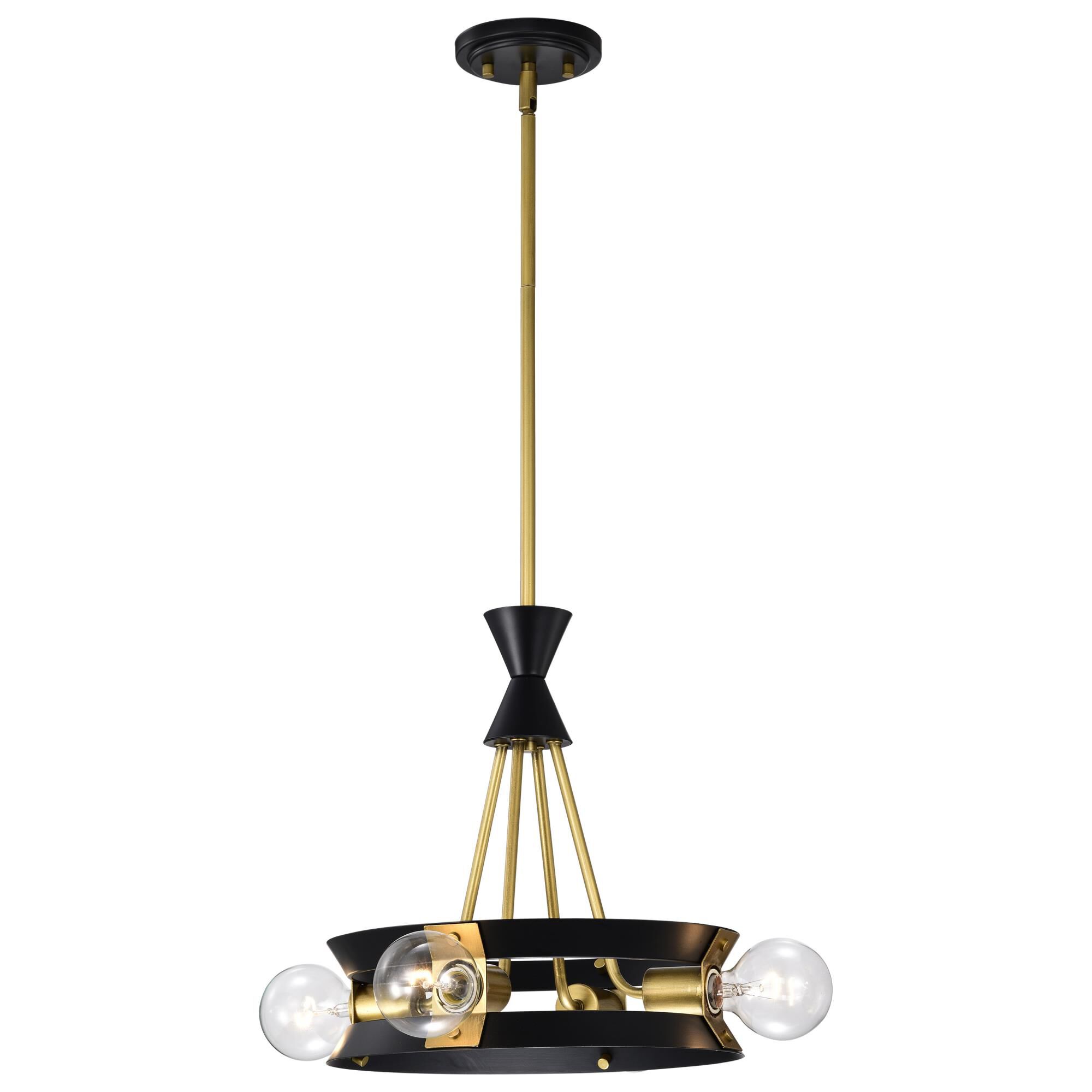 Marsen 4 Light Mini Chandelier by Nuvo Lighitng