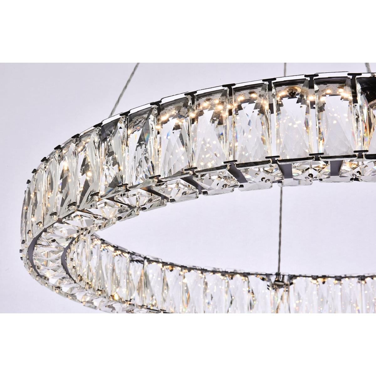Elegant Lighting Monroe 26 Inch LED Large Pendant