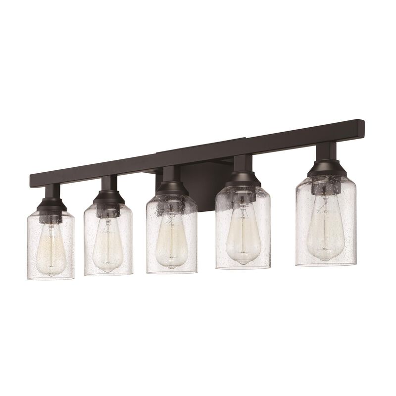 Chicago 35 Inch 5 Light Bath Vanity Light by Craftmade