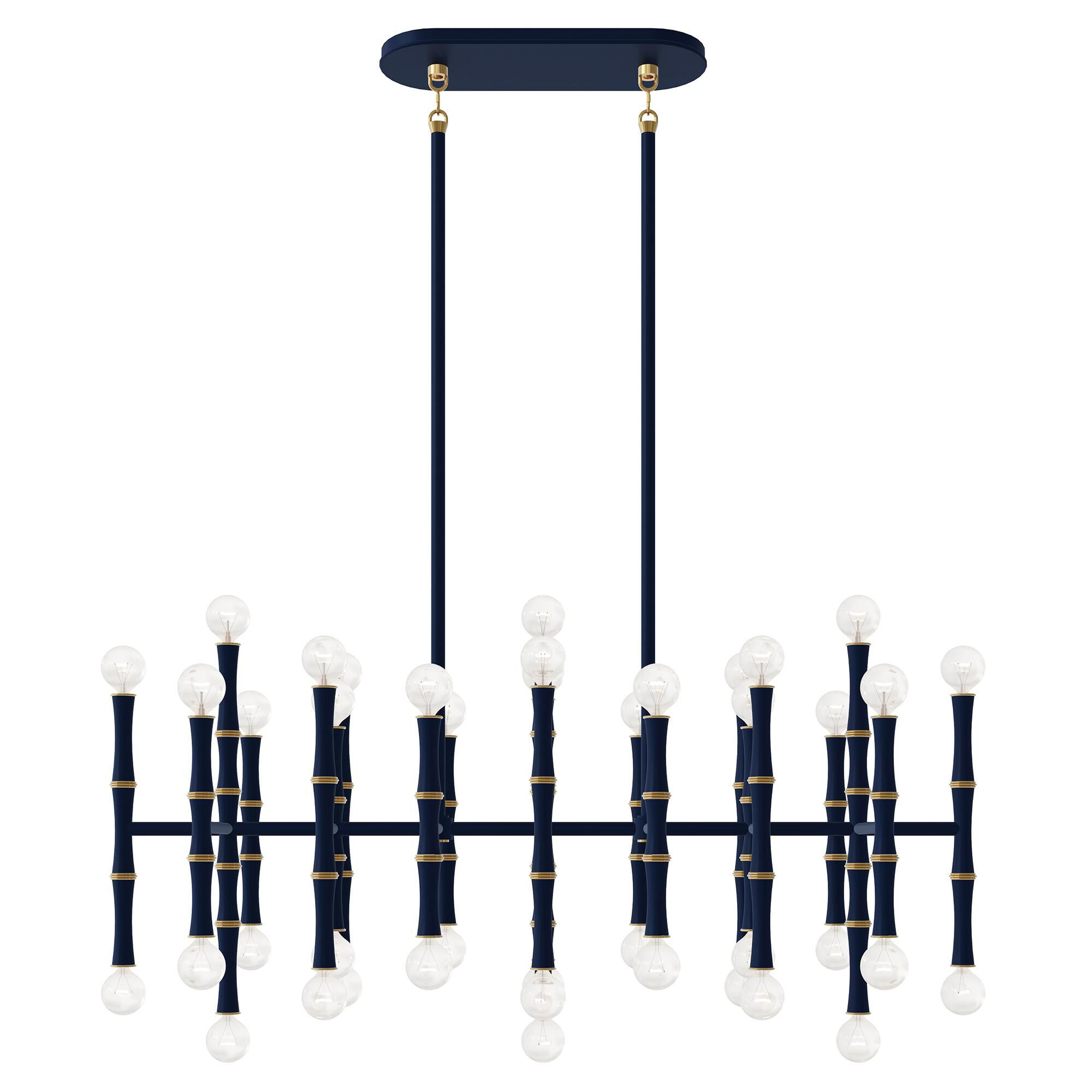 Kane 38 Inch Chandelier by Robert Abbey