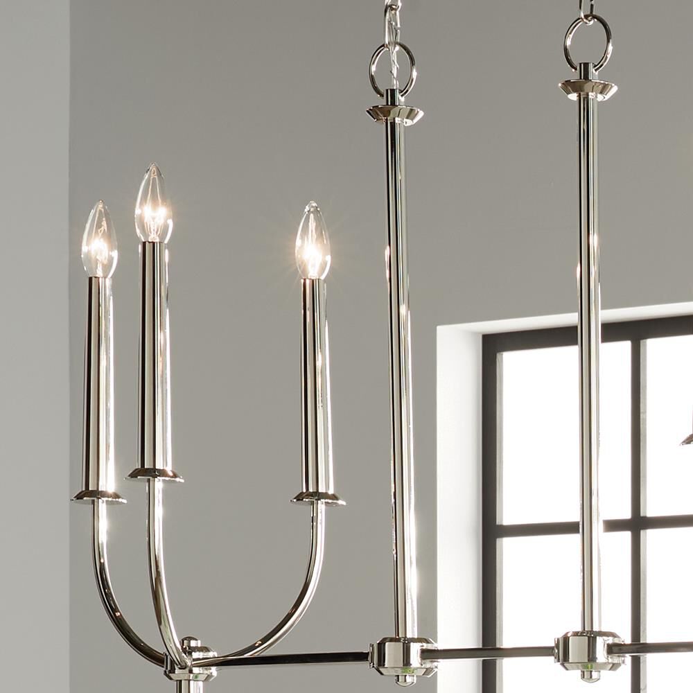 Florence 40 Inch 6 Light Linear Suspension Light by Kichler Lighting
