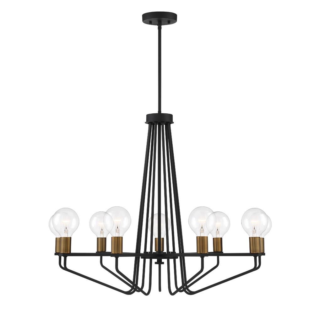 Ravella 30 Inch 9 Light Chandelier by Designers Fountain