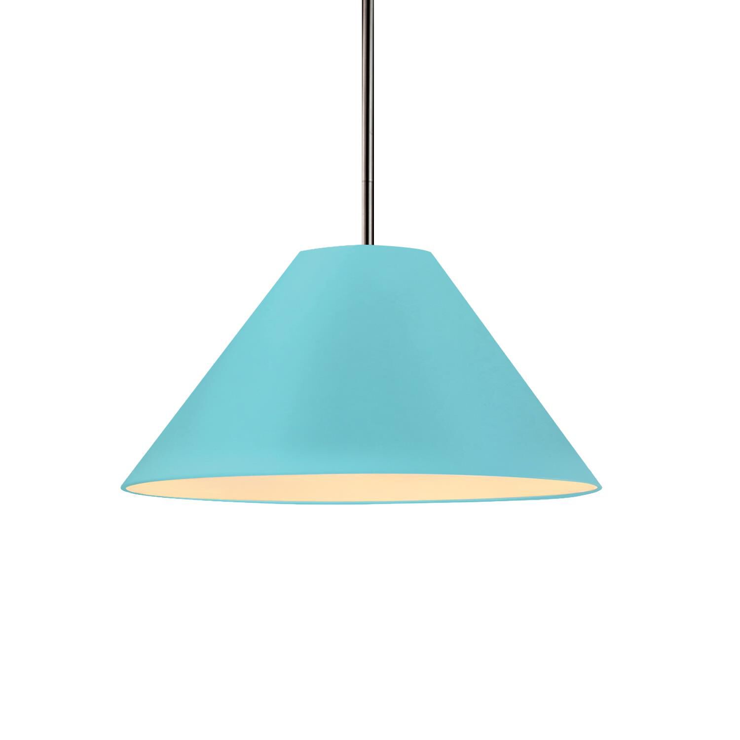 Shown in Brushed Nickel finish and Reflecting Pool shade