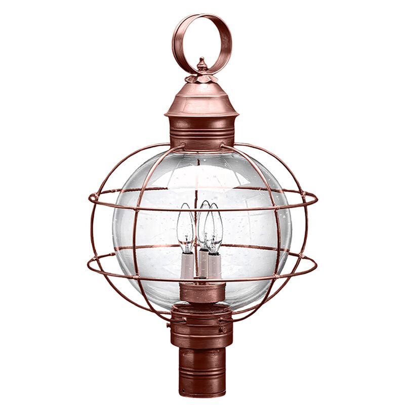 Onion 25 Inch 3 Light Outdoor Post Lamp by Northeast Lantern