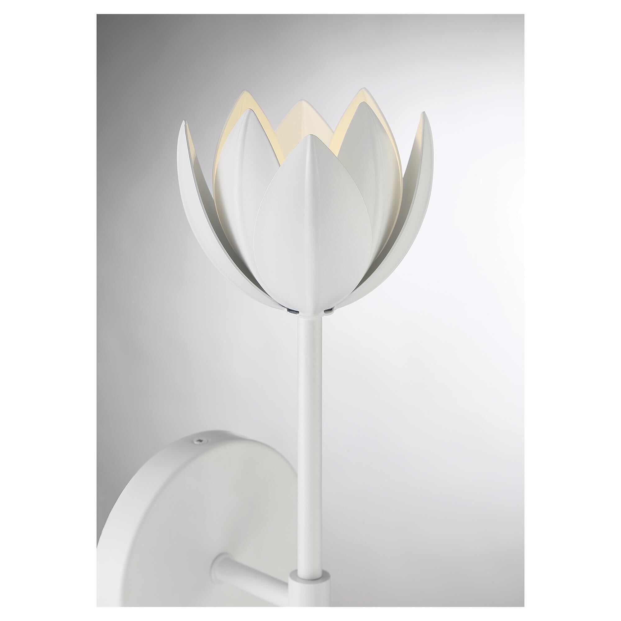 Shown in White finish