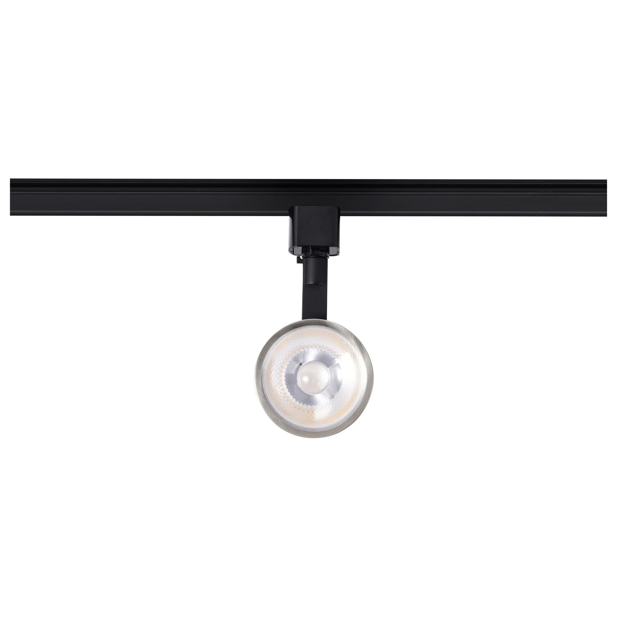 Shown in Matte Black and Brushed Nickel finish