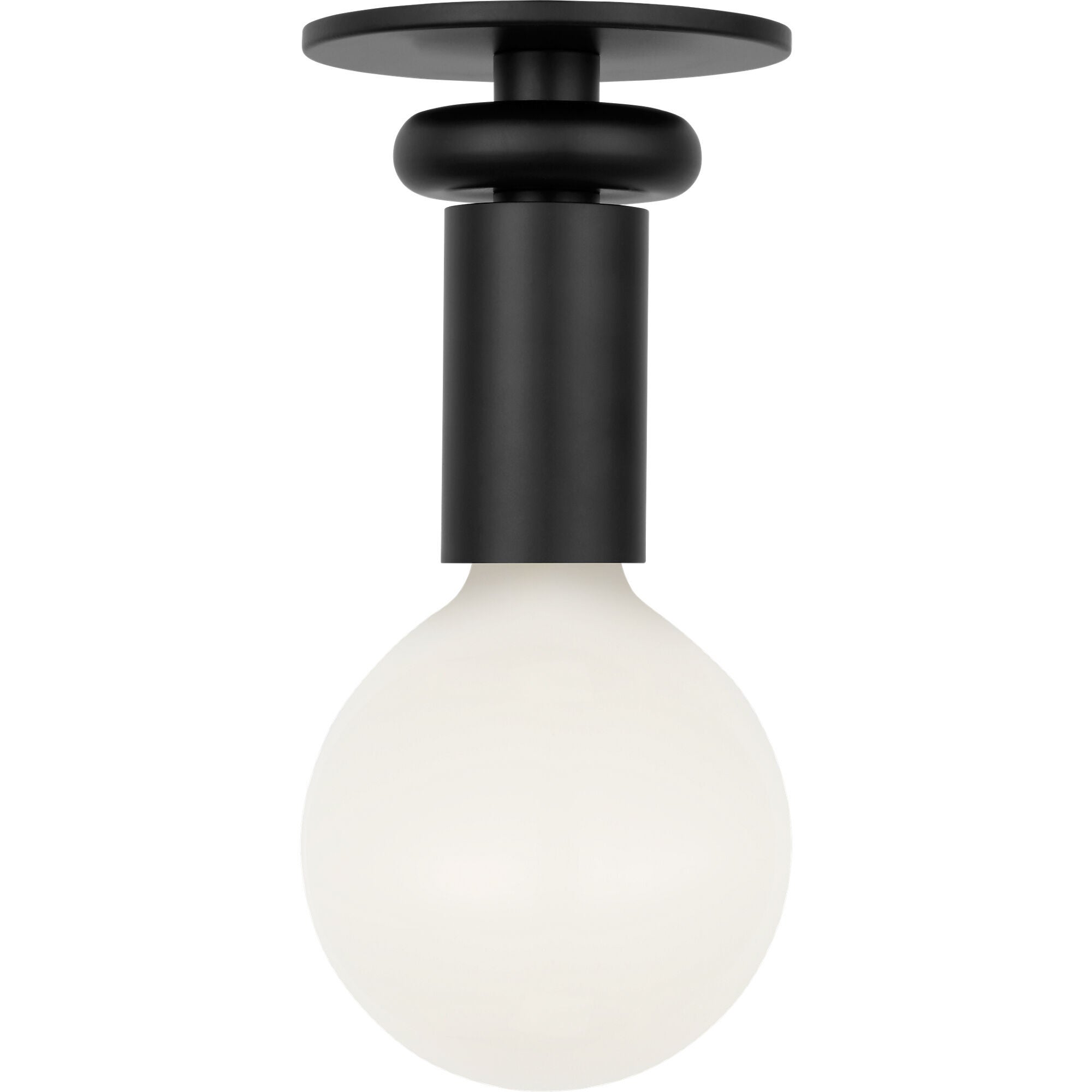 Malcolm 5 Inch Semi Flush Mount,
