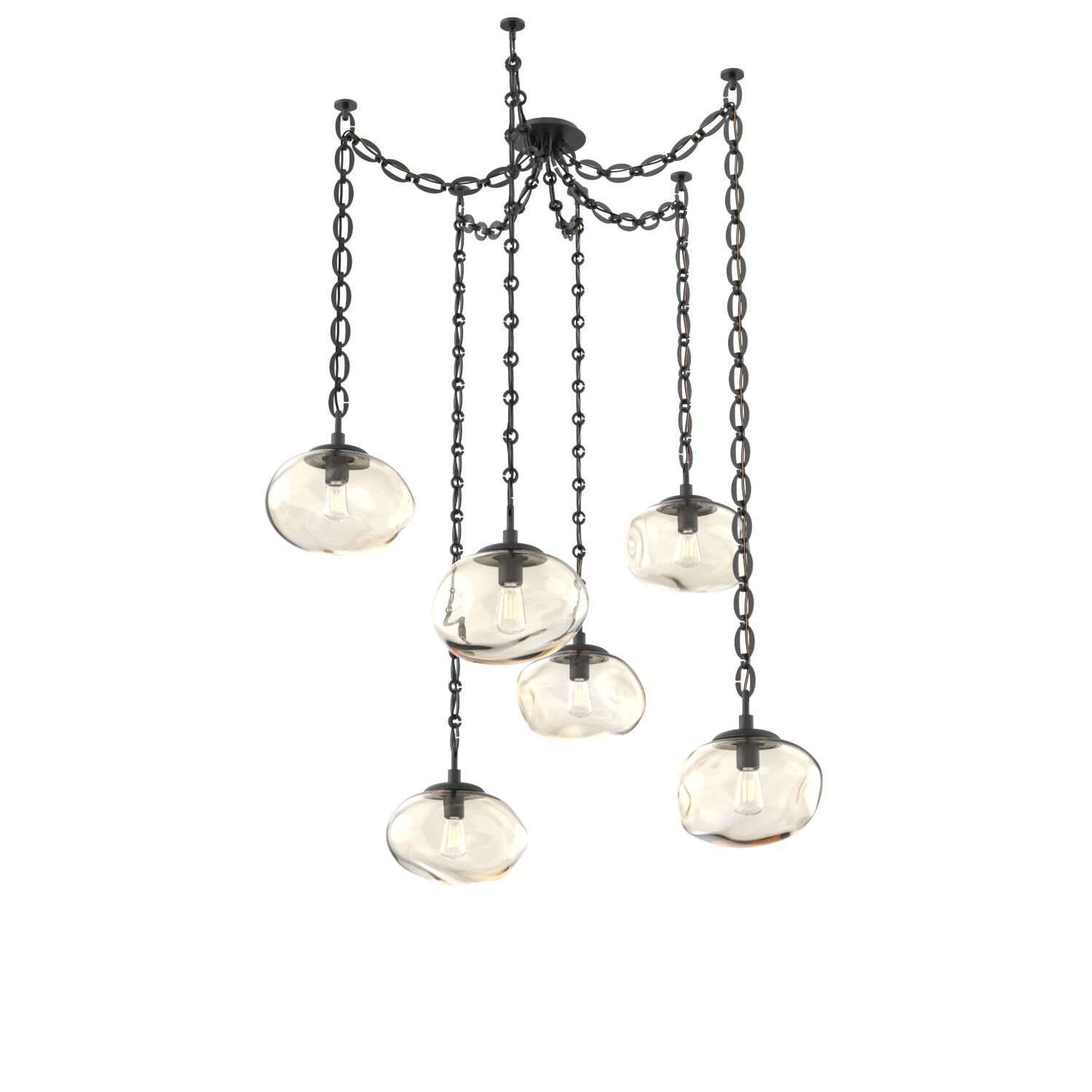 Levi Wilson Nova 19 Inch Multi Pendant Light by Hammerton Studio
