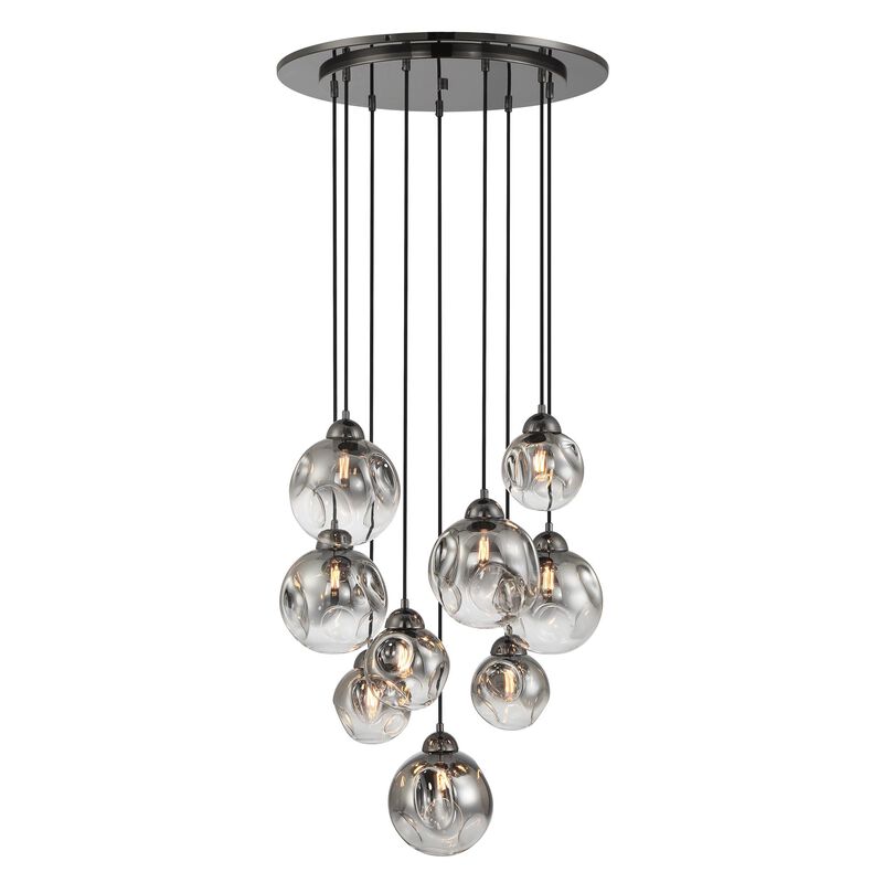 Neveh 24 Inch 9 Light Multi Light Pendant by Metropolitan Lighting - Clearance