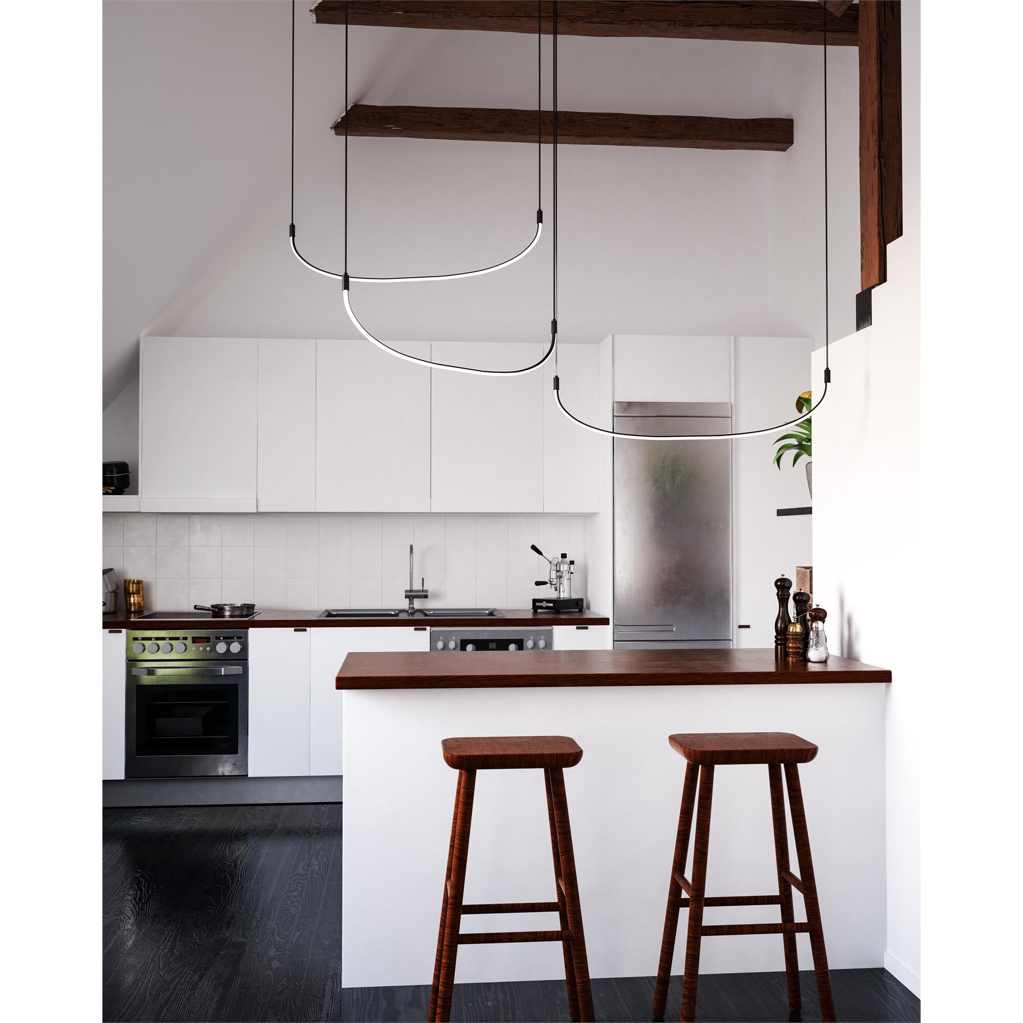 Shown in Black finish
