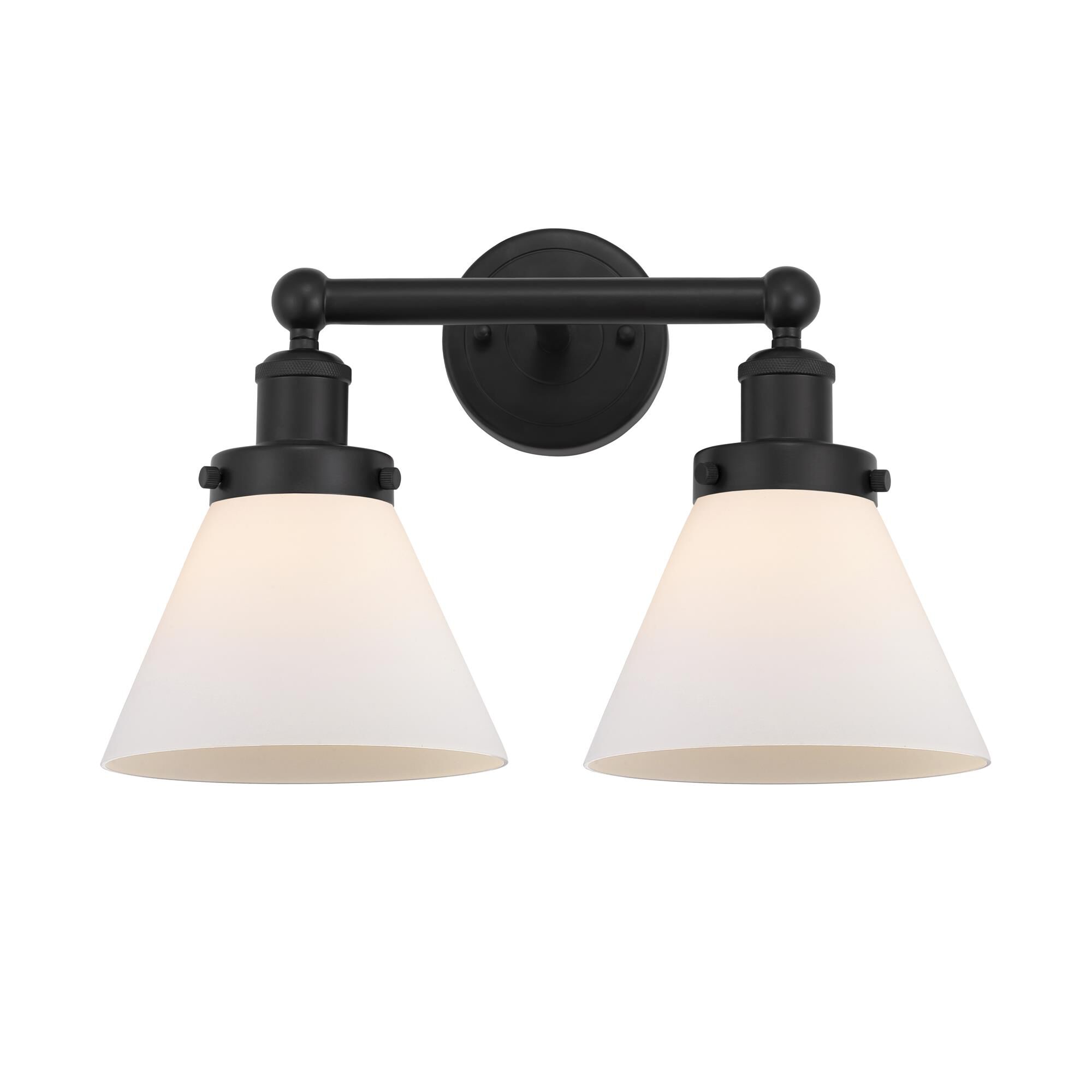 Shown in Matte Black, Matte White finish and Matte White glass and Matte White Glass shade