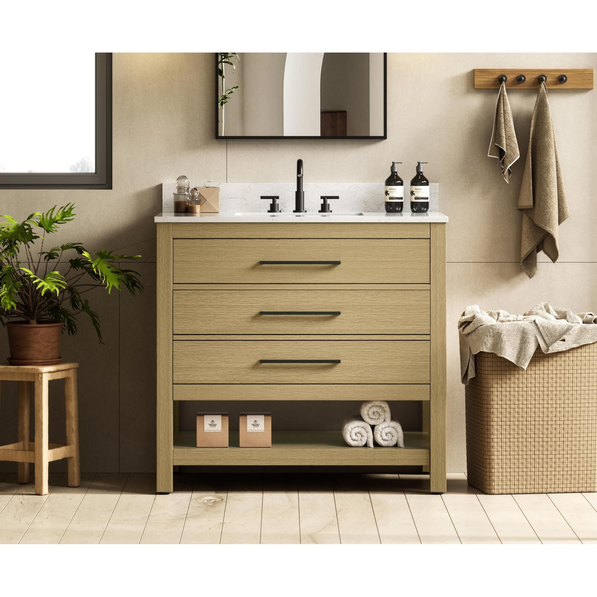 Shown in Honey Brown finish