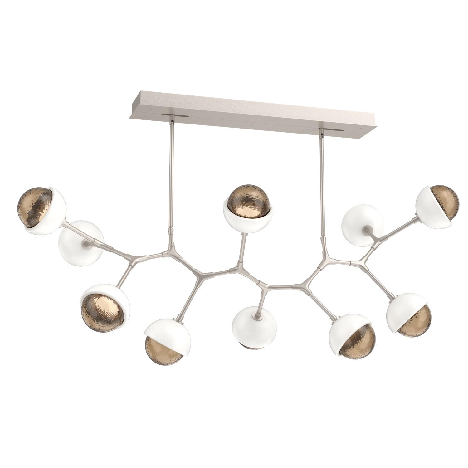 Levi Wilson Cabochon 56 Inch Linear Suspension Light by Hammerton Studio