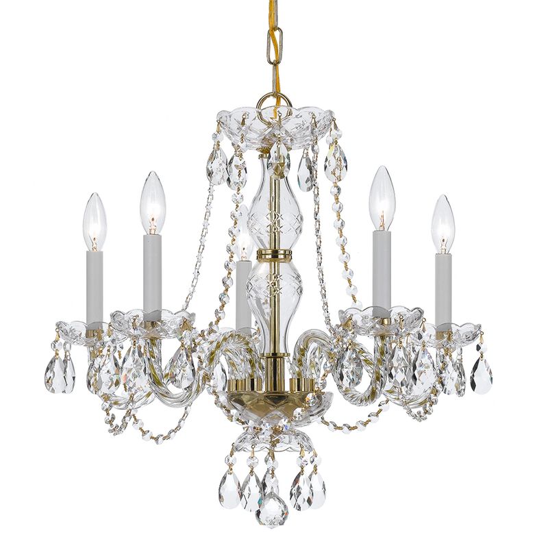 Traditional Crystal 21 Inch Chandelier by Crystorama