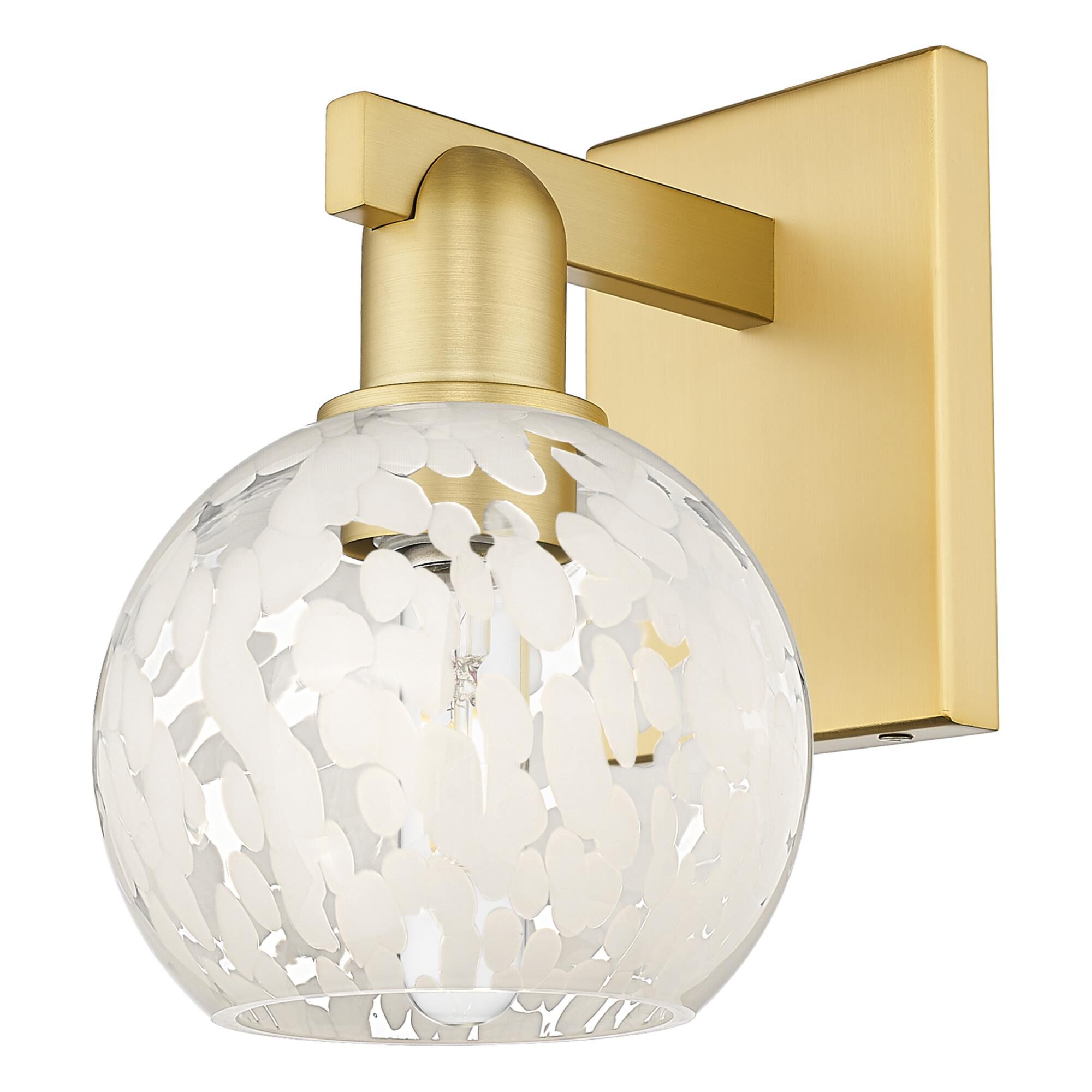 Bruno Marashlian White Mouchette 10 Inch Wall Sconce by Innovations Lighting