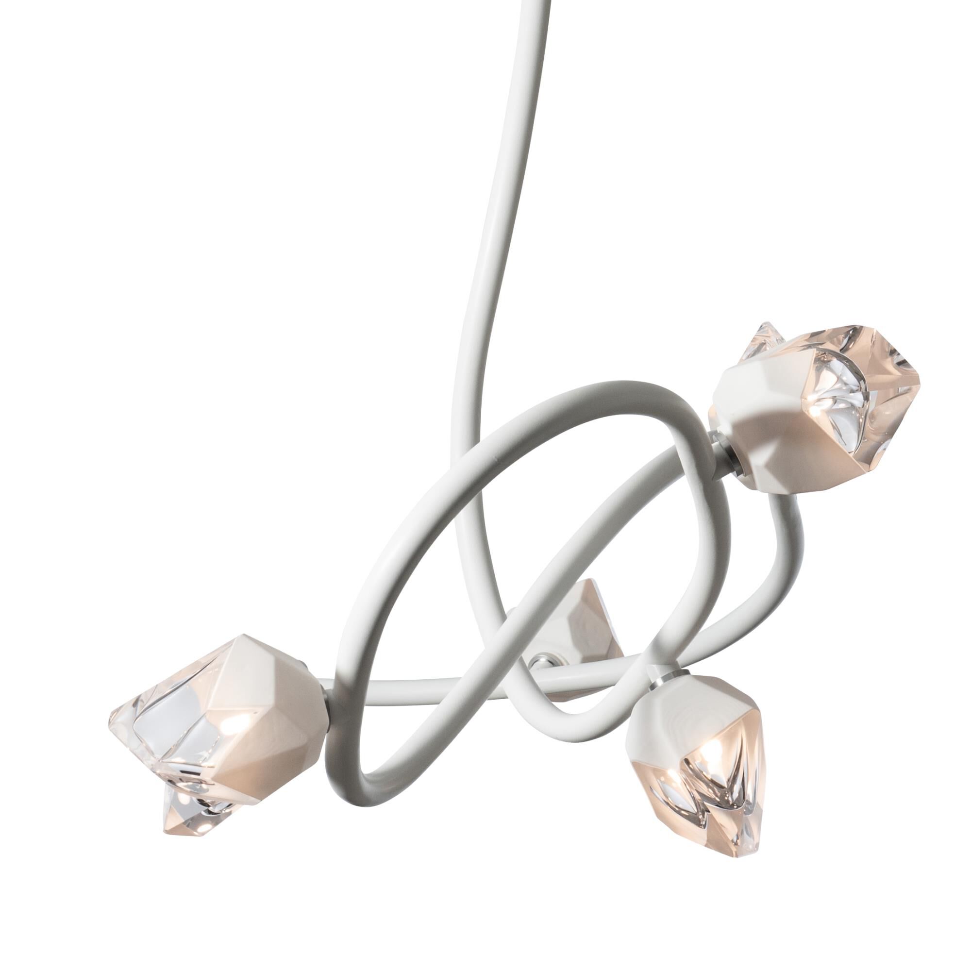 Glacier 69 Inch 6 Light Multi Light Pendant by Hubbardton Forge