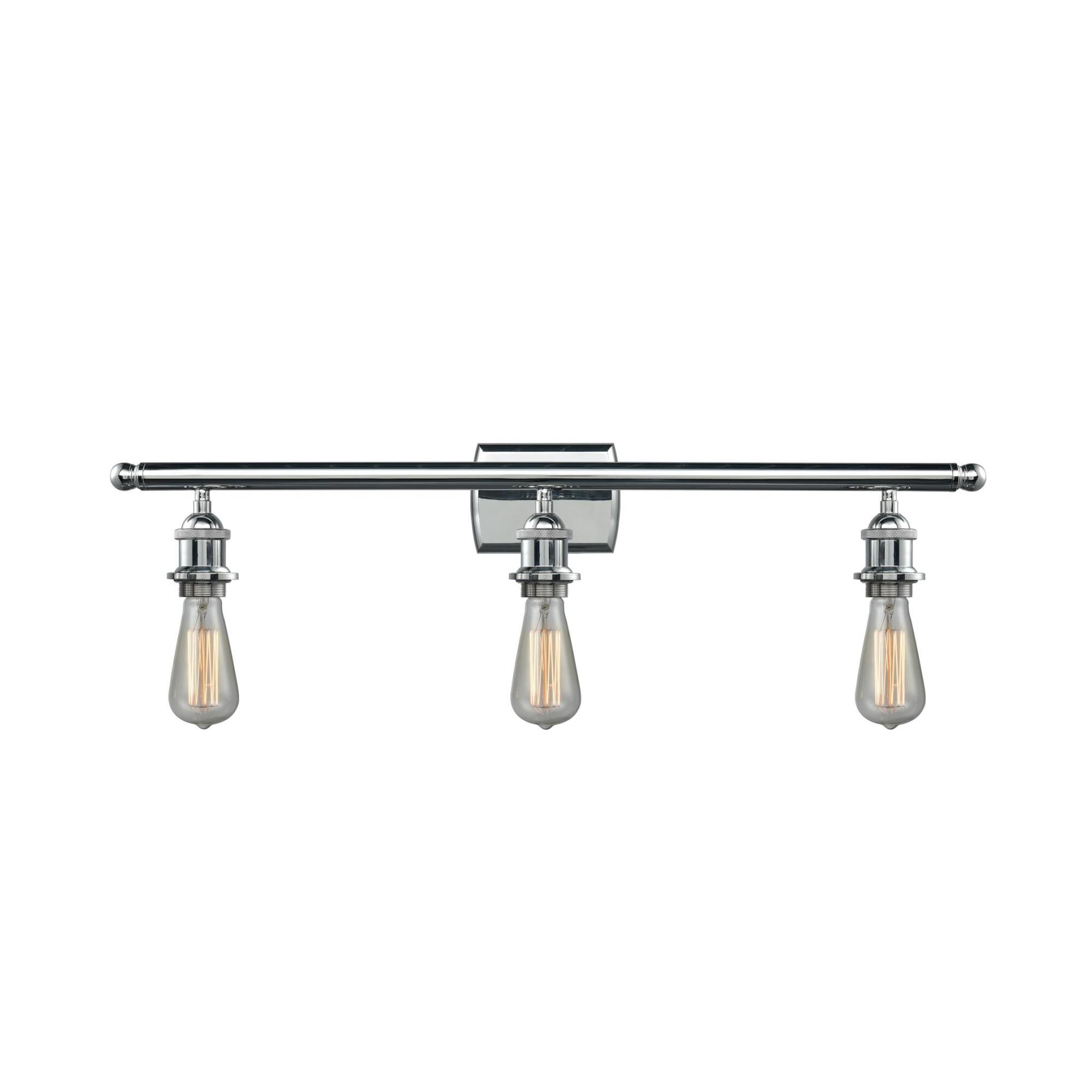 Bruno Marashlian Bare Bulb 26 Inch 3 Light Bath Vanity Light by Innovations Lighting