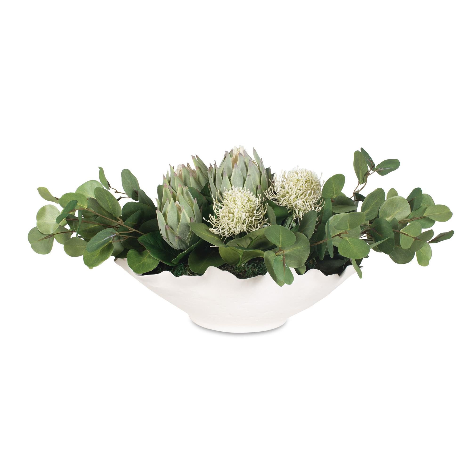 Shown in Green, White finish