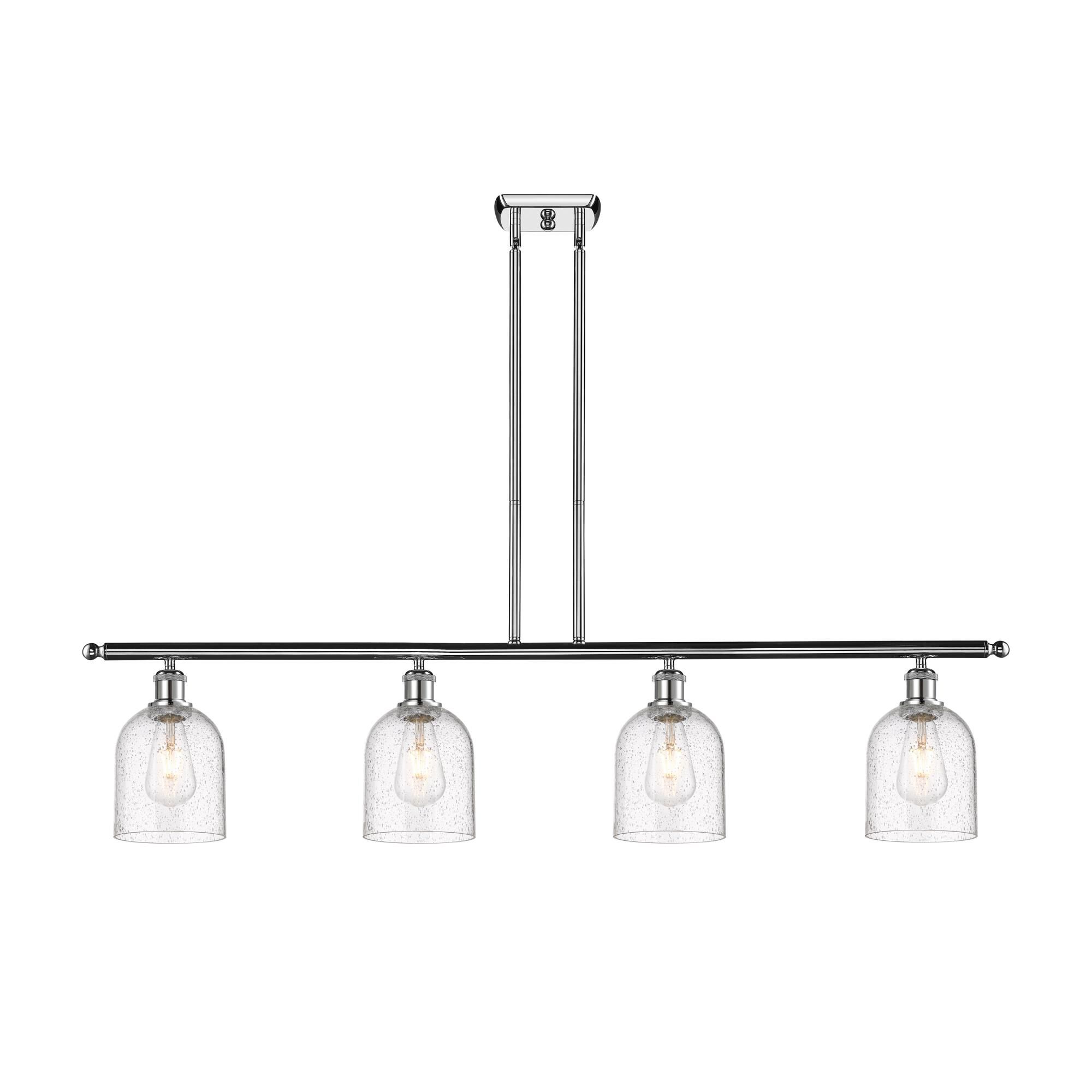 Shown in Polished Chrome finish and Seedy glass