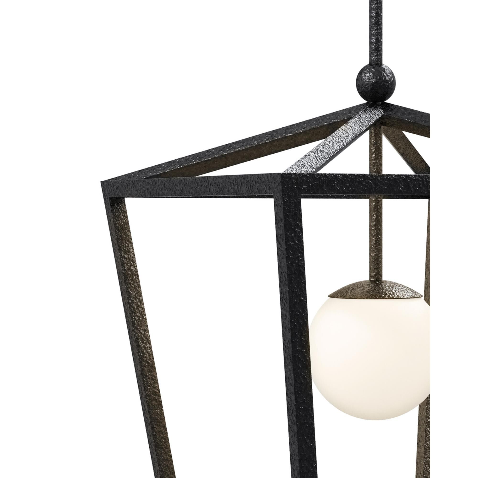 Denison 18 Inch Outdoor Hanging Lantern,