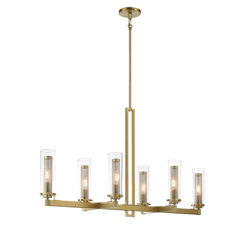 Emmerham Medium Linear Chandelier by Minka Lavery