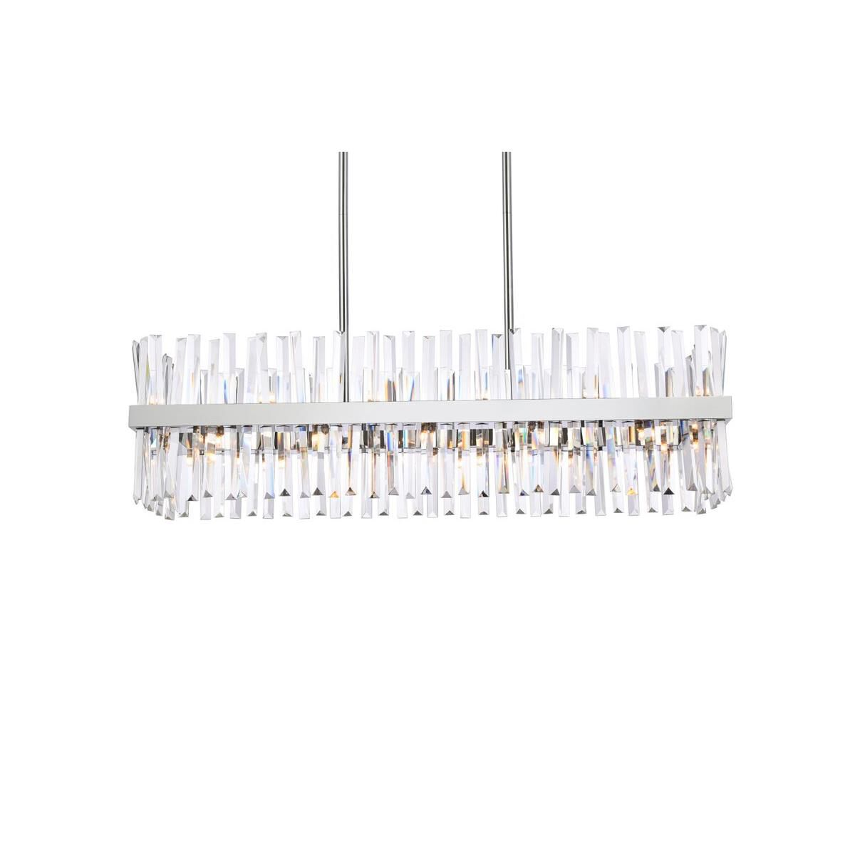 Serephina Linear Suspension Light by Elegant Lighting