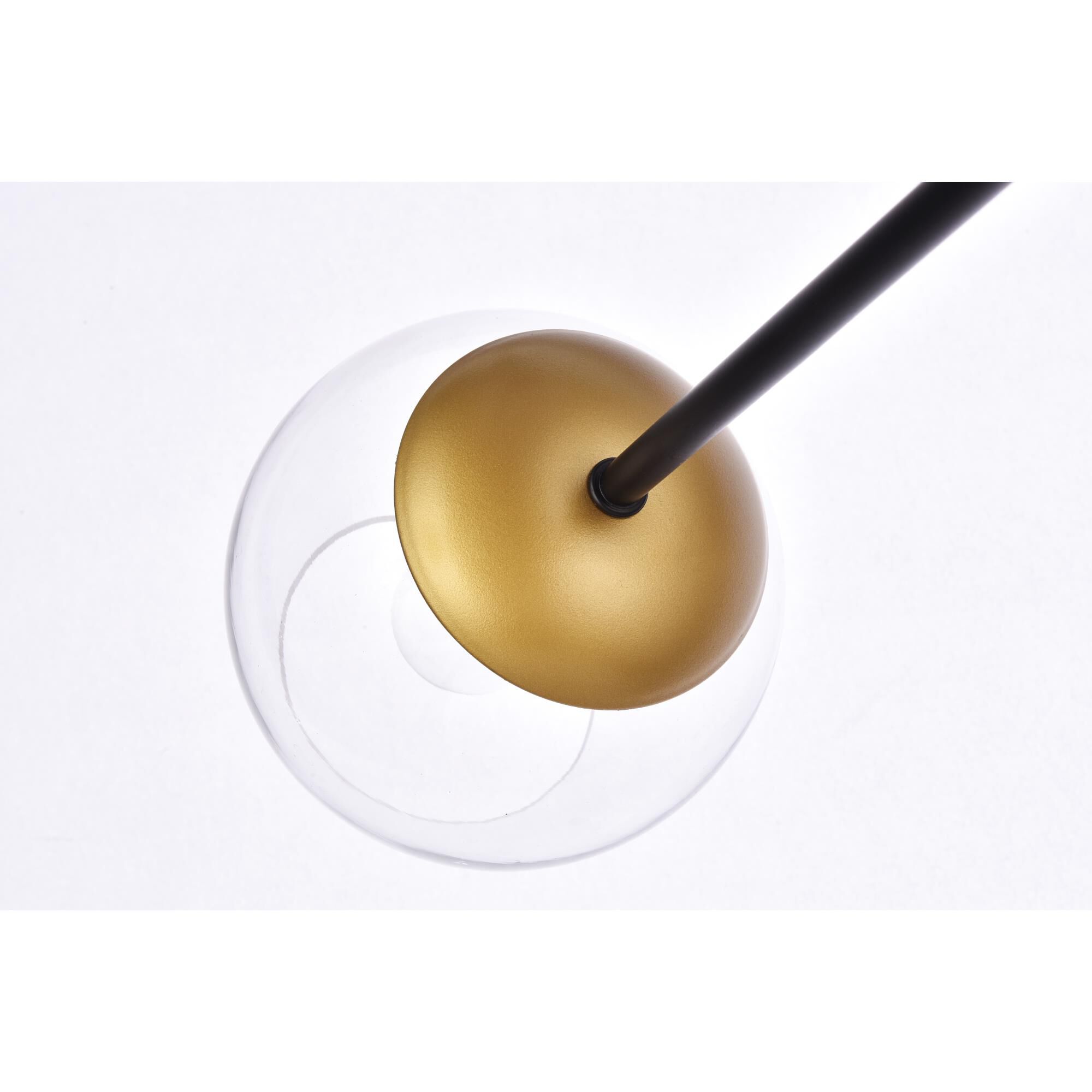 Briggs 36 Inch 6 Light Chandelier by Elegant Lighting