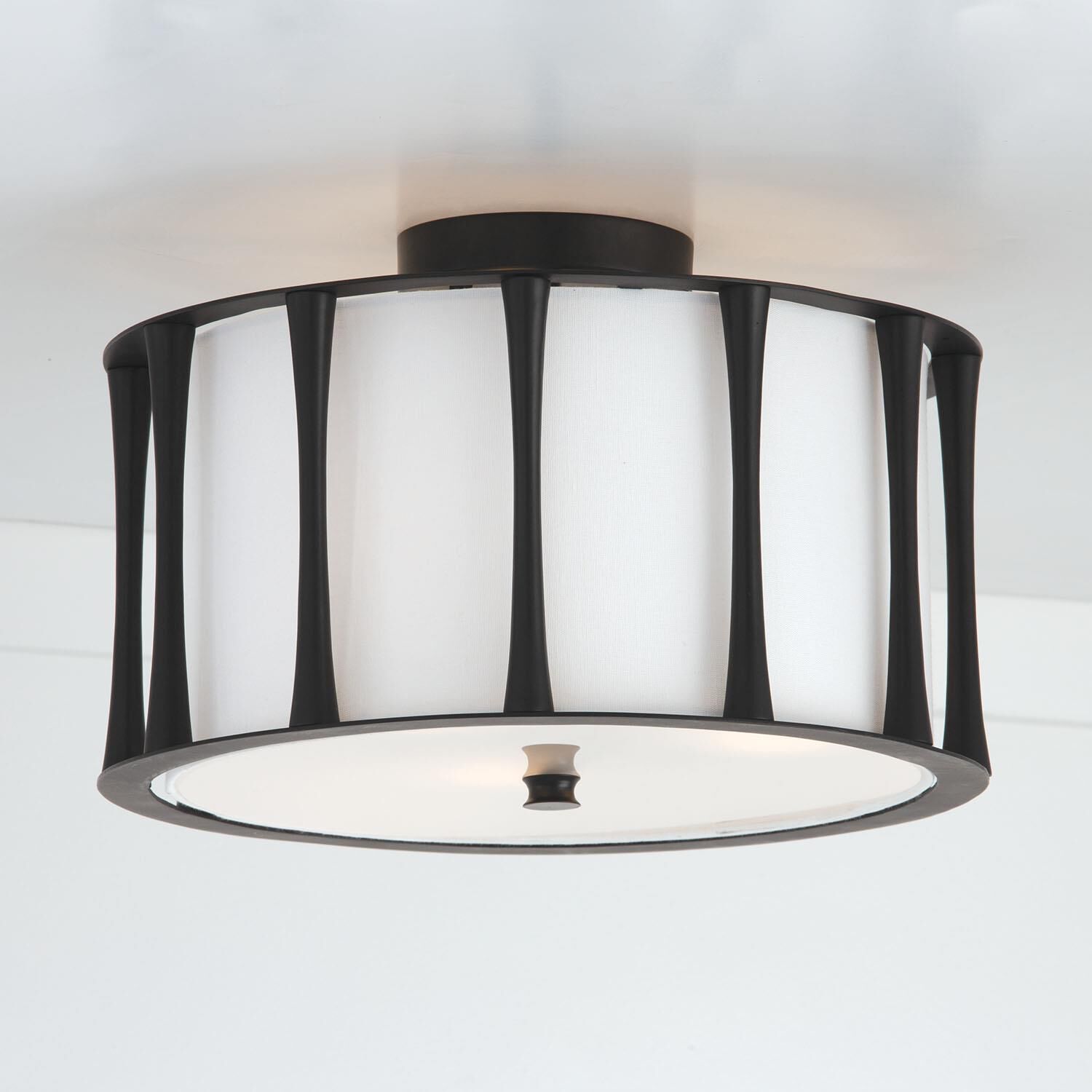 Bodie 15 Inch 3 Light Semi Flush Mount by Capital Lighting Fixture Company