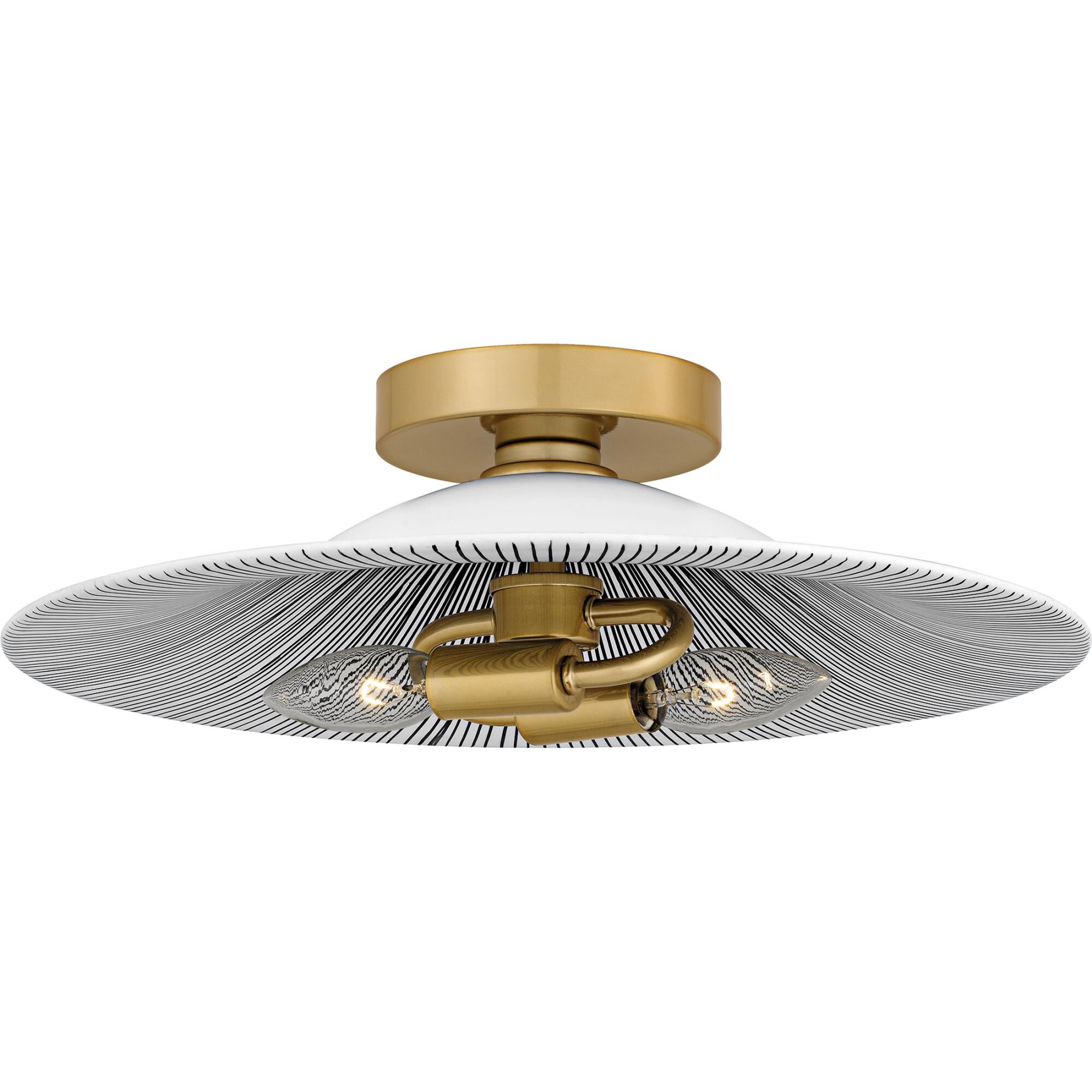 Indigo 16 Inch Flush Mount by Quoizel