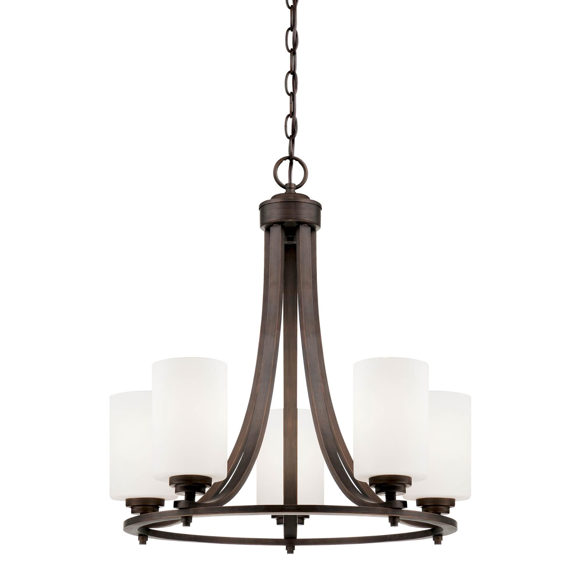 Bristo 21 Inch 5 Light Mini Chandelier by Millennium Lighting