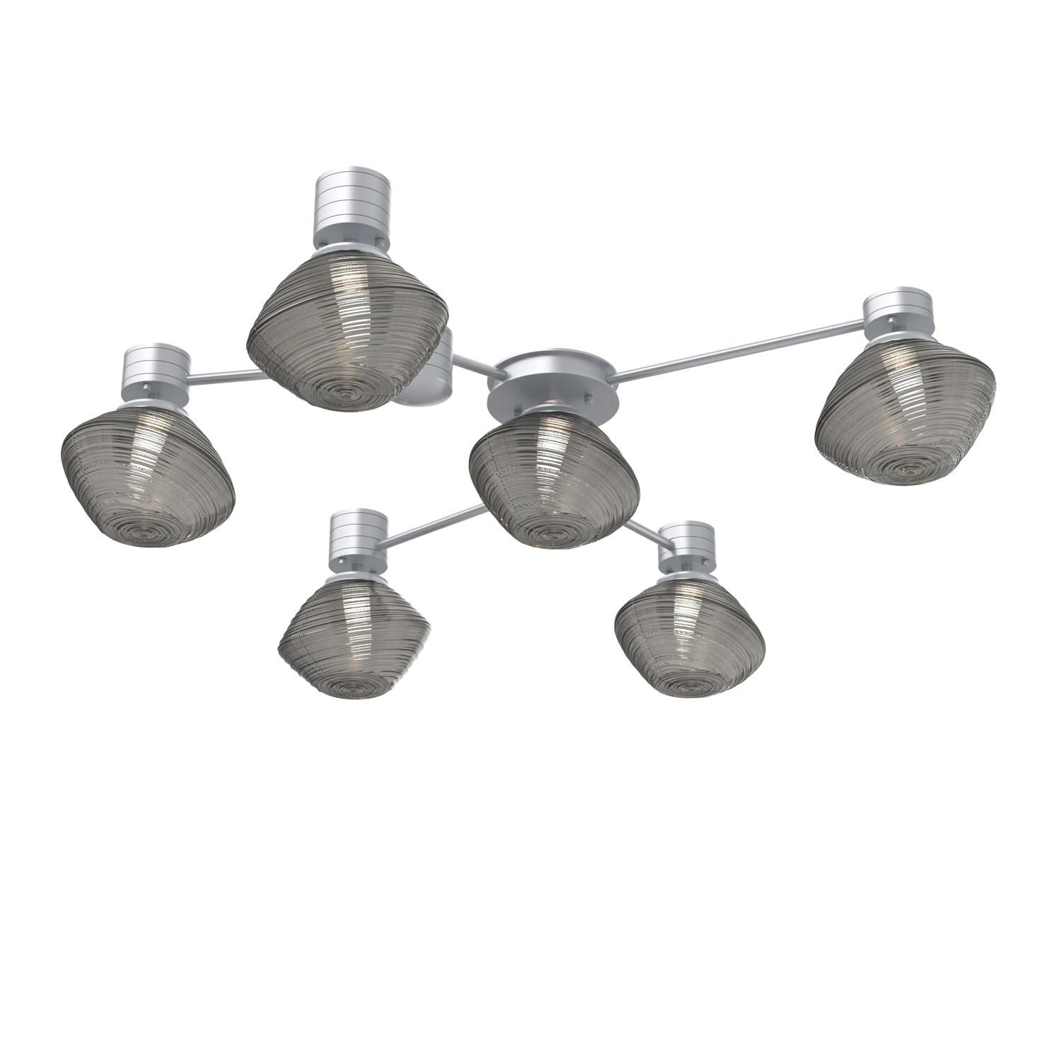 Shown in Classic Silver finish and Smoke glass