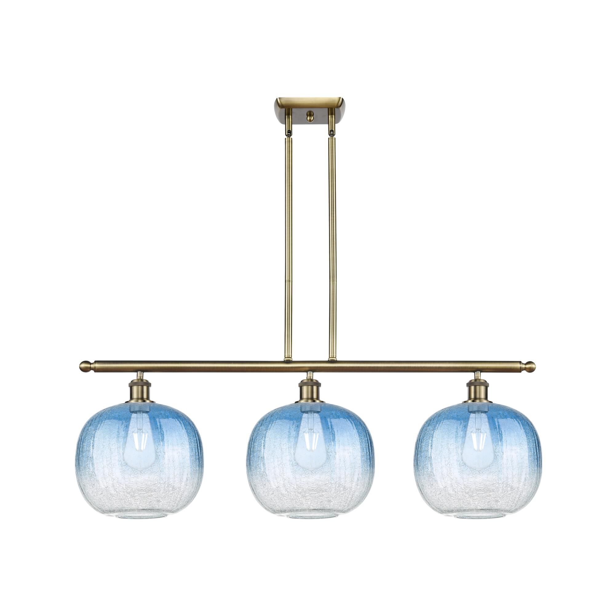 Bruno Marashlian Brookhaven Sphere 37 Inch Linear Suspension Light by Innovations Lighting