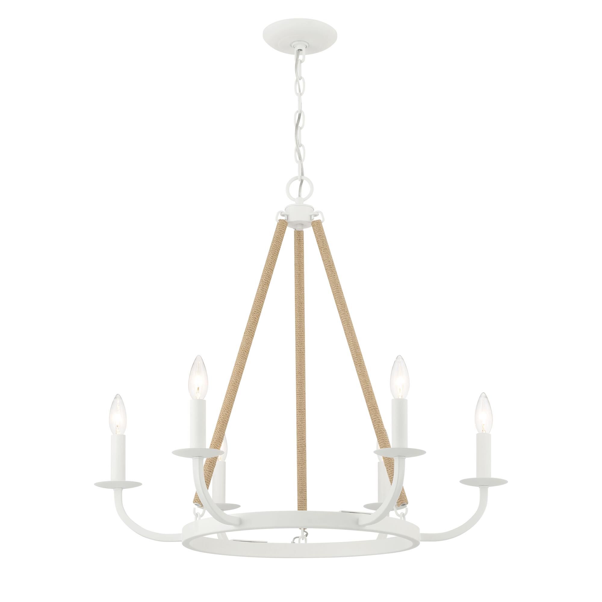 Lanton 28 Inch 6 Light Chandelier by Minka Lavery