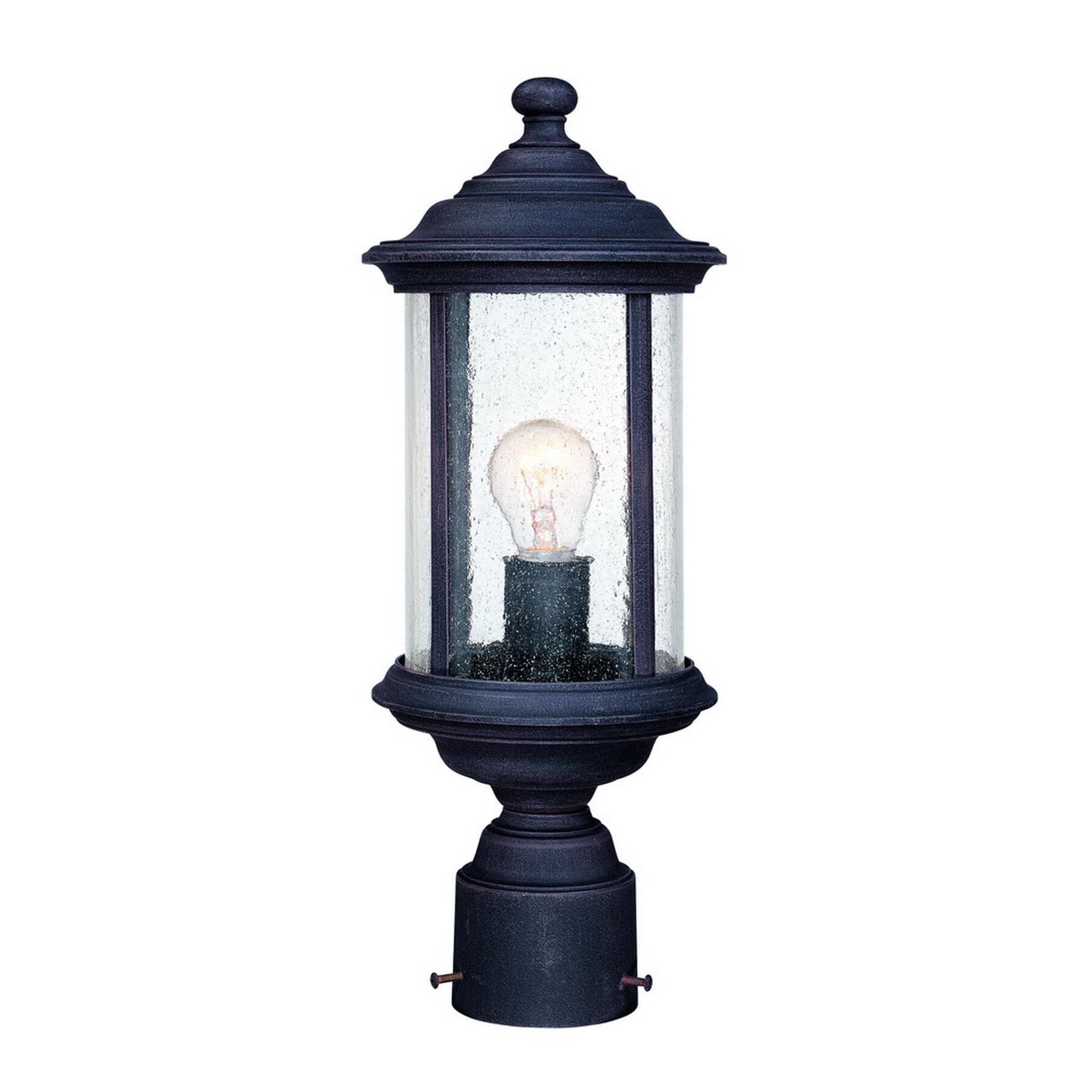 Walnut Grove 17 Inch Tall 1 Light Outdoor Post Lamp by Dolan Designs