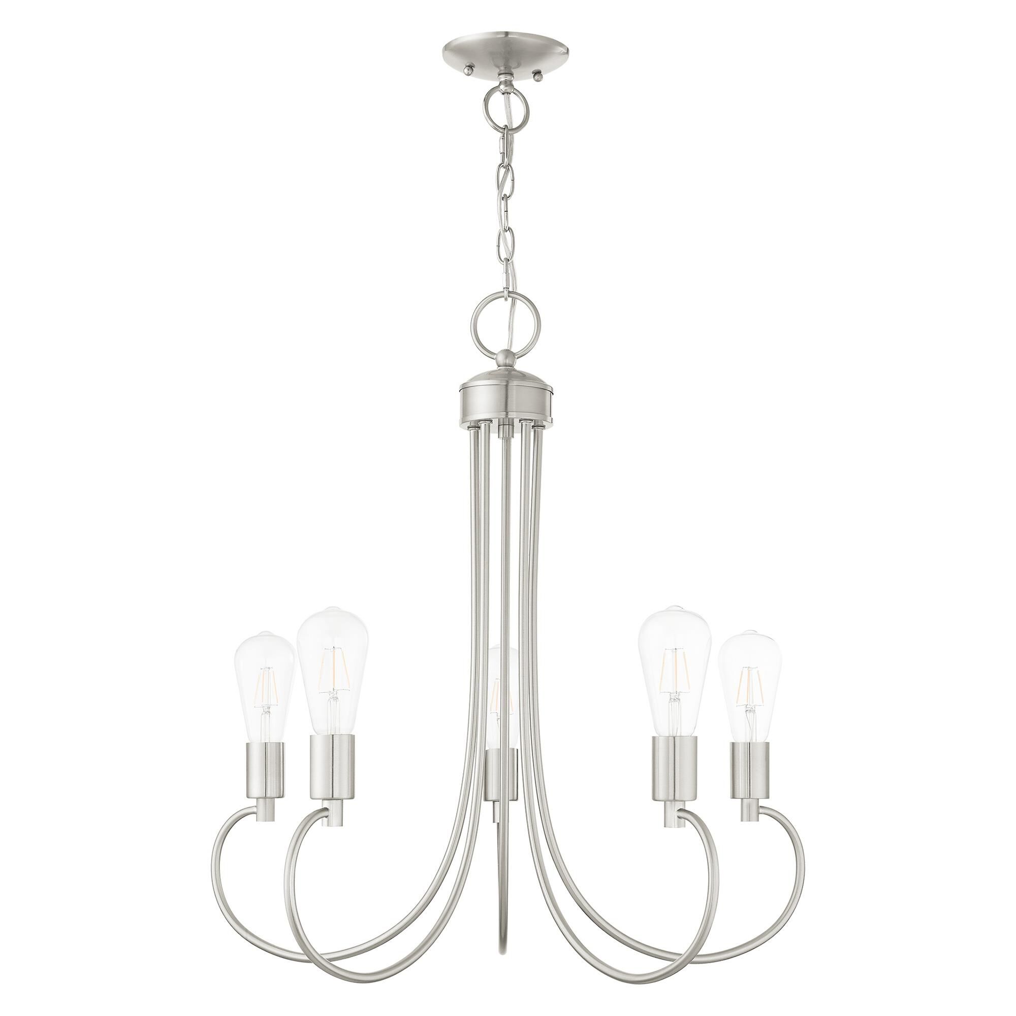 Shown in Brushed Nickel finish