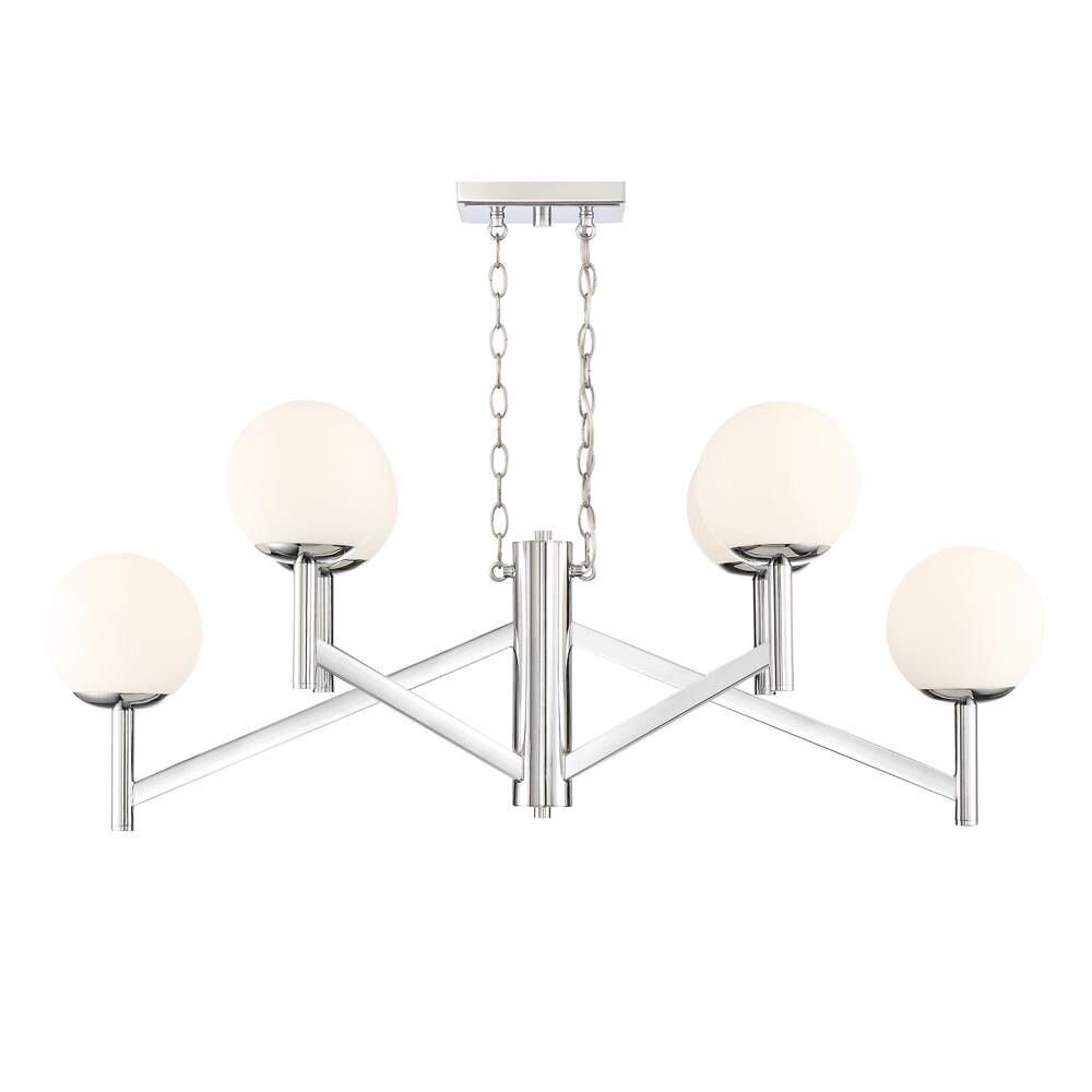 Kelvin 42 Inch 6 Light Linear Suspension Light by Designers Fountain