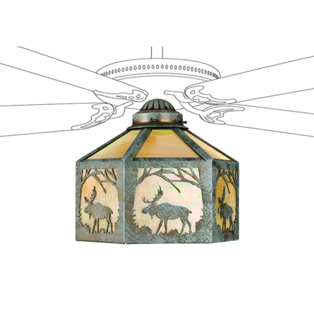 Lone Moose 1 Light Fan Light Kit by Meyda Lighting
