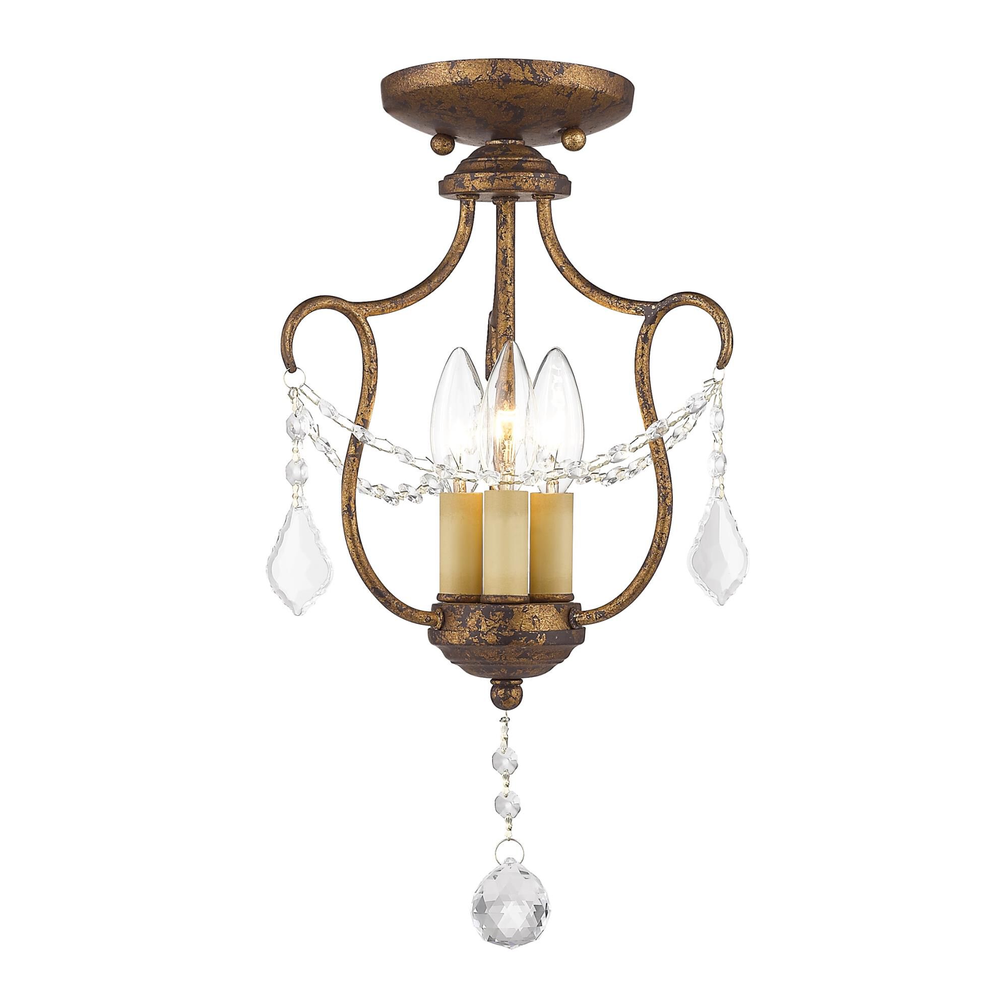 Chesterfield 10 Inch Cage Pendant by Livex Lighting